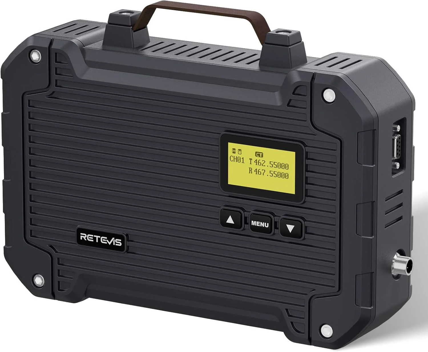 ریپیتر GMRS پرقدرت Retevis RT97L (نسل سوم RT97) تا 25 وات، ضد آب IP66، ایستگاه پایه دوربرد سازگار با رزبری پای برای مزارع، مناطق دورافتاده و استفاده خانگی (1 بسته)