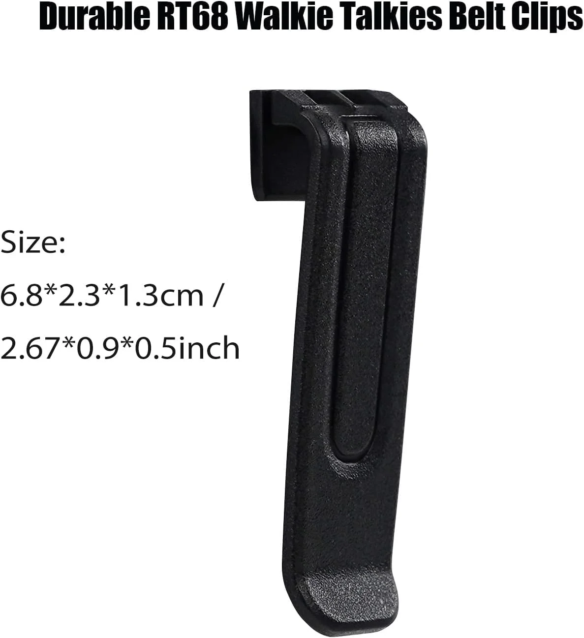 گیره کمربند واکی تاکی Retevis RT68، گیره کمربند سازگار فقط با رادیو دو طرفه RT68 (بسته 6 عددی)