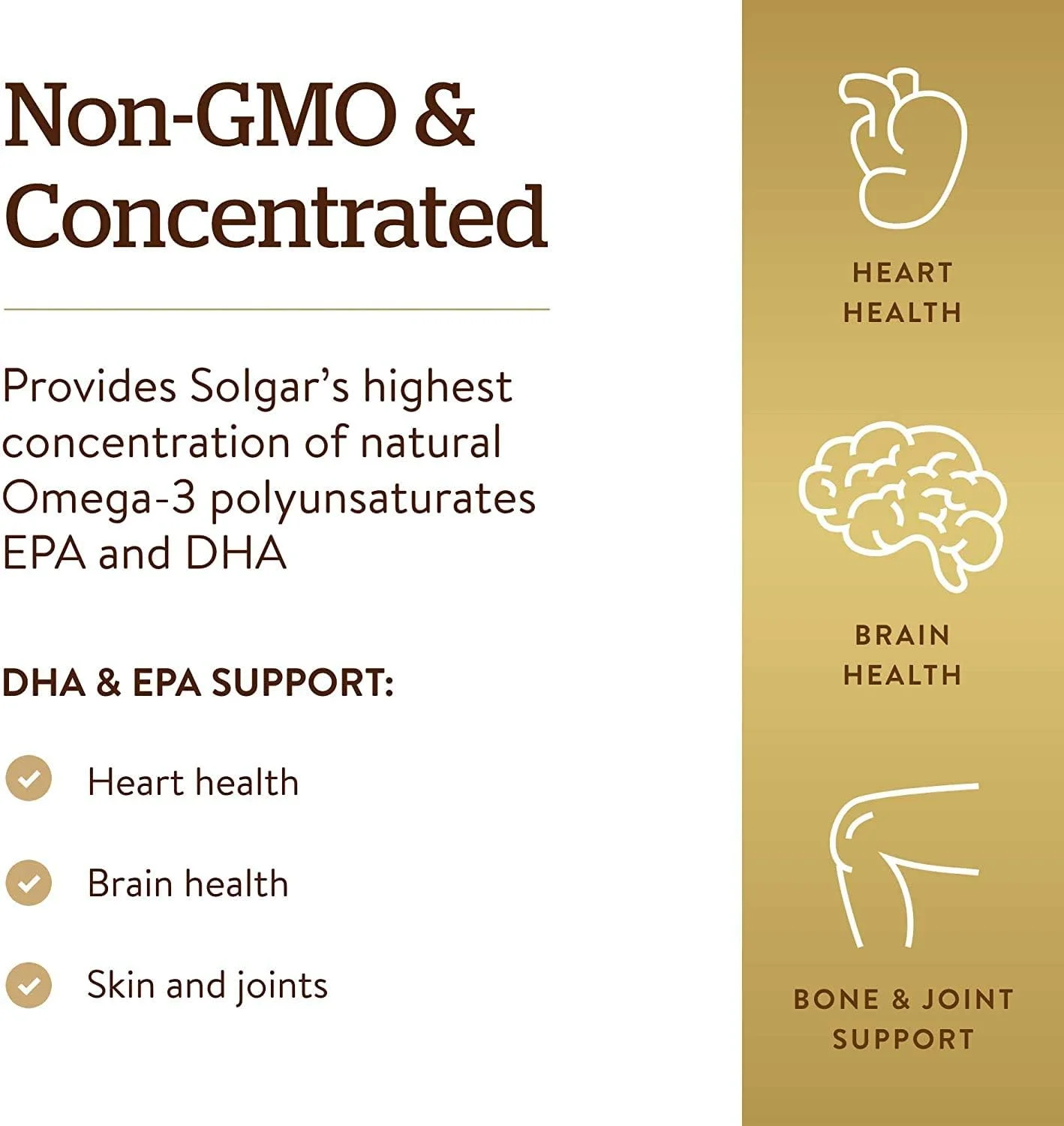 سولگار، امگا 3، 950 میلی گرم، EPA 504 میلی گرم و DHA 378 میلی گرم، قدرت سه گانه، 100 سافت ژل (فقط 1 بسته)