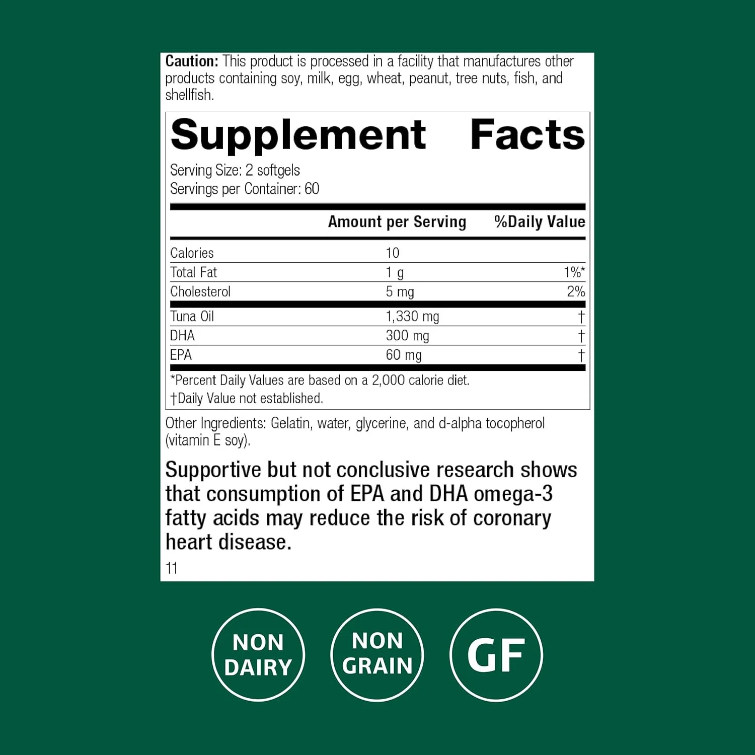 روغن امگا 3 ماهی تن استاندارد پروسس، 120 عدد