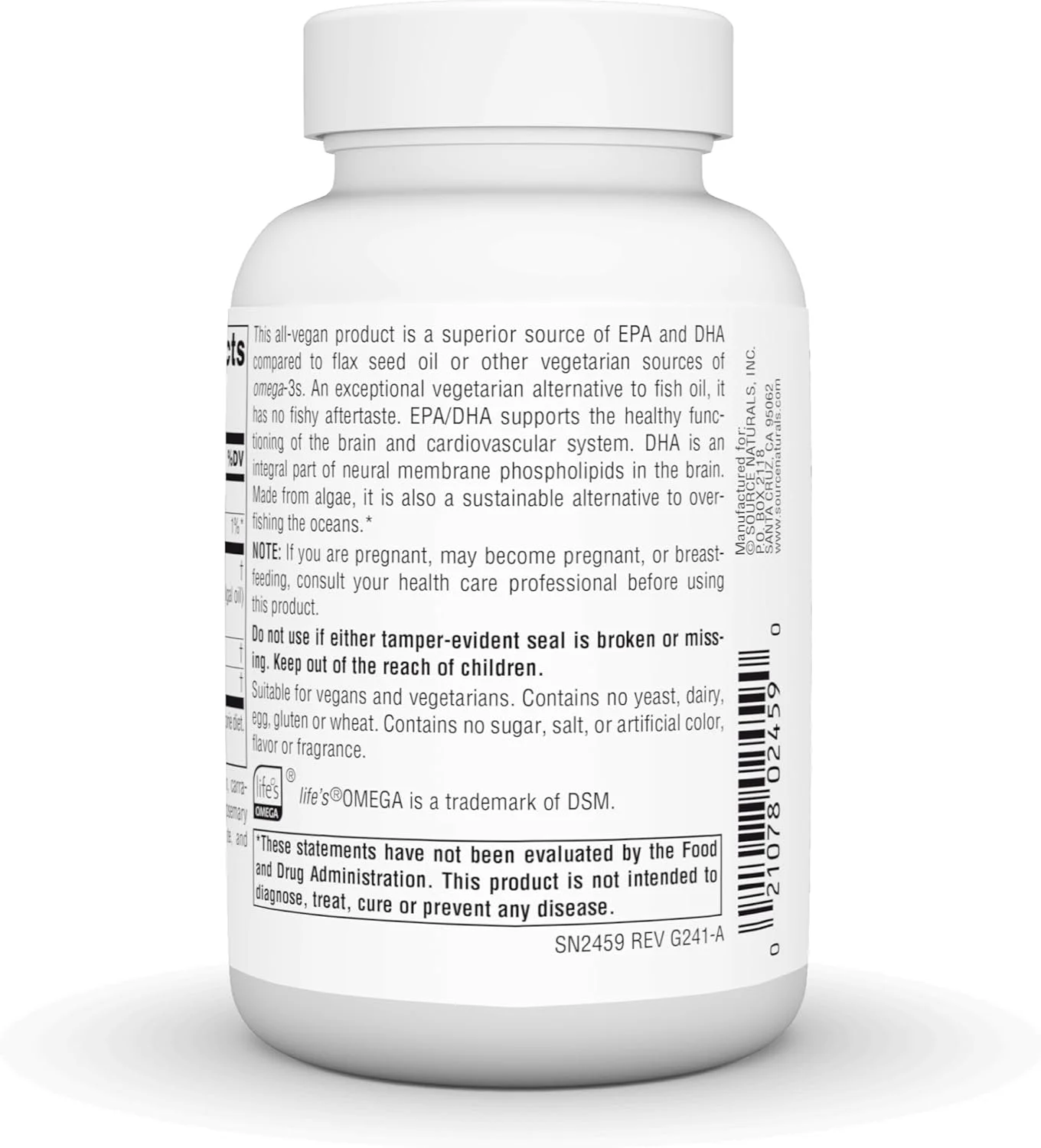 سورس نچرالز 3S EPA DHA - 60 سافت ژل گیاهی سورس نچرالز 3S EPA DHA - 60 سافت ژل گیاهی