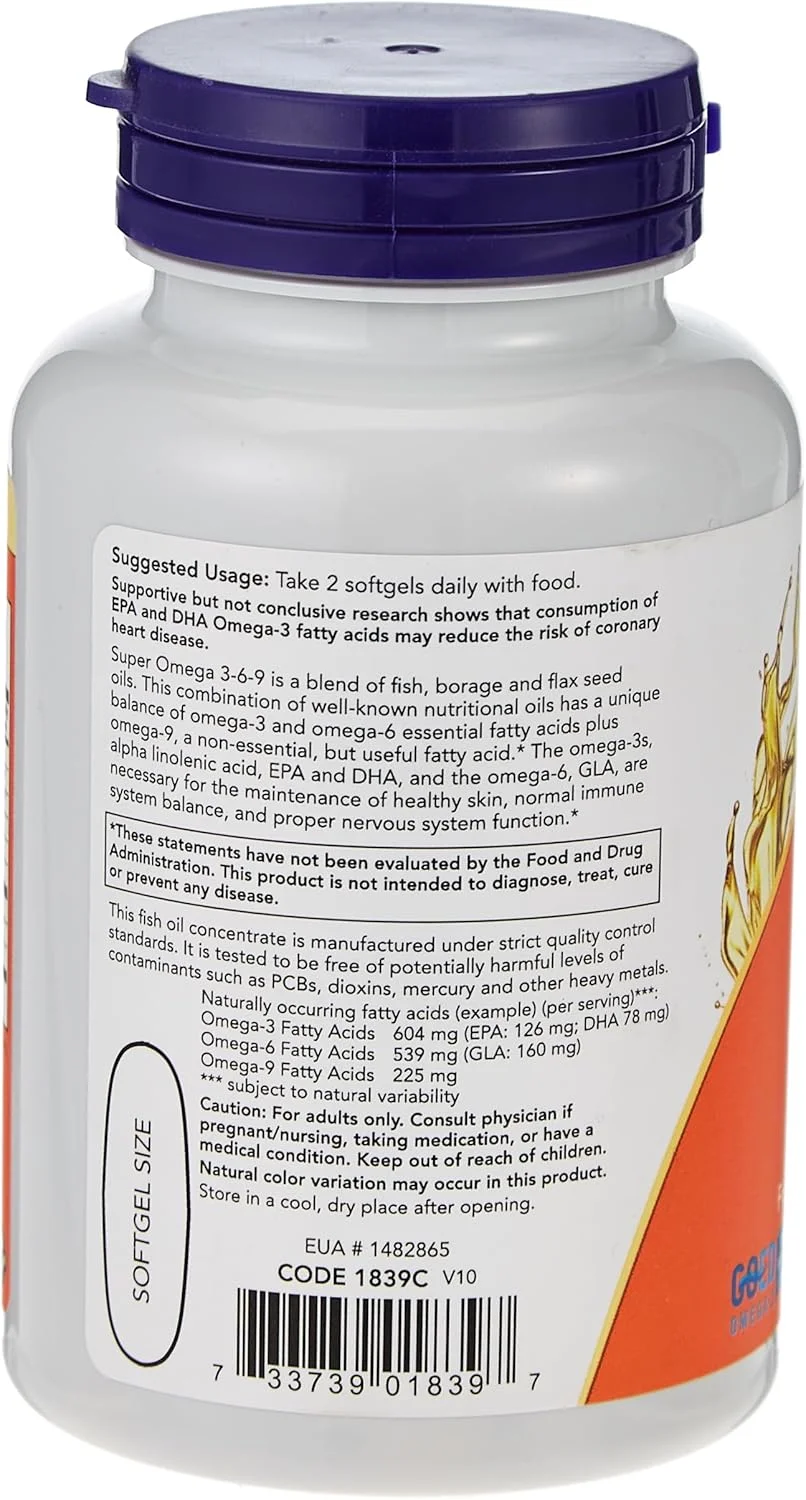 نَو سوپر امگا 3-6-9 1200 میلی گرم سافت ژل - 90 عدد