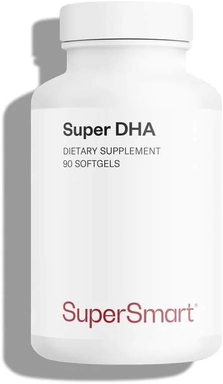 سوپراسمارت - سوپر DHA 1860 میلی گرم در روز - روغن ماهی حاوی اسیدهای چرب امگا 3 - پشتیبانی از سلامت مغز و قلب | غیر GMO و بدون گلوتن - 90 سافت ژل
