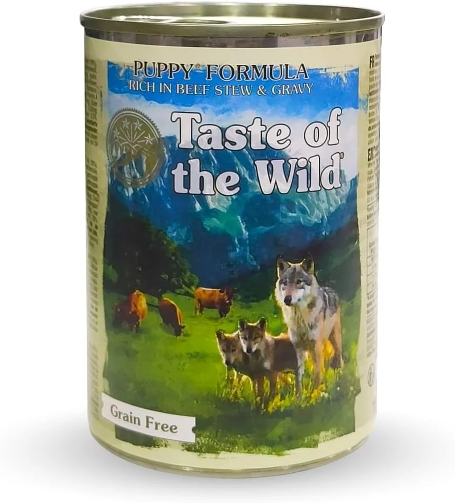 غذای کامل توله سگ با طعم گوشت گاو و آب گوشت بدون غلات - 390 گرم غذای کامل توله سگ با طعم گوشت گاو و آب گوشت بدون غلات - 390 گرم