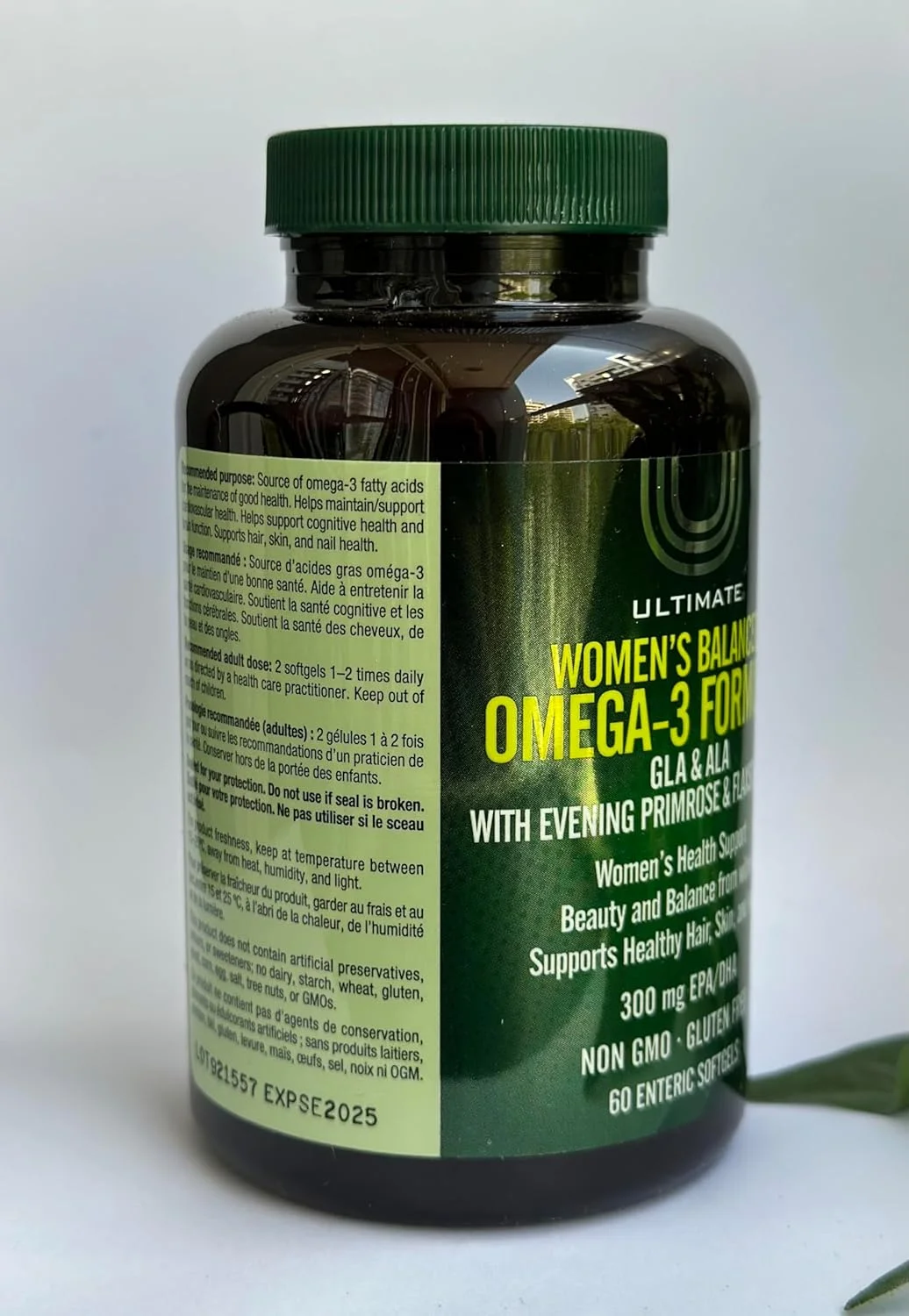 فرمول امگا 3 متعادل بانوان - حاوی روغن گل مغربی و تخم کتان - 300 میلی گرم EPA/DHA - 60 سافت ژل فرمول امگا 3 متعادل بانوان - حاوی روغن گل مغربی و تخم کتان - 300 میلی گرم EPA/DHA - 60 سافت ژل