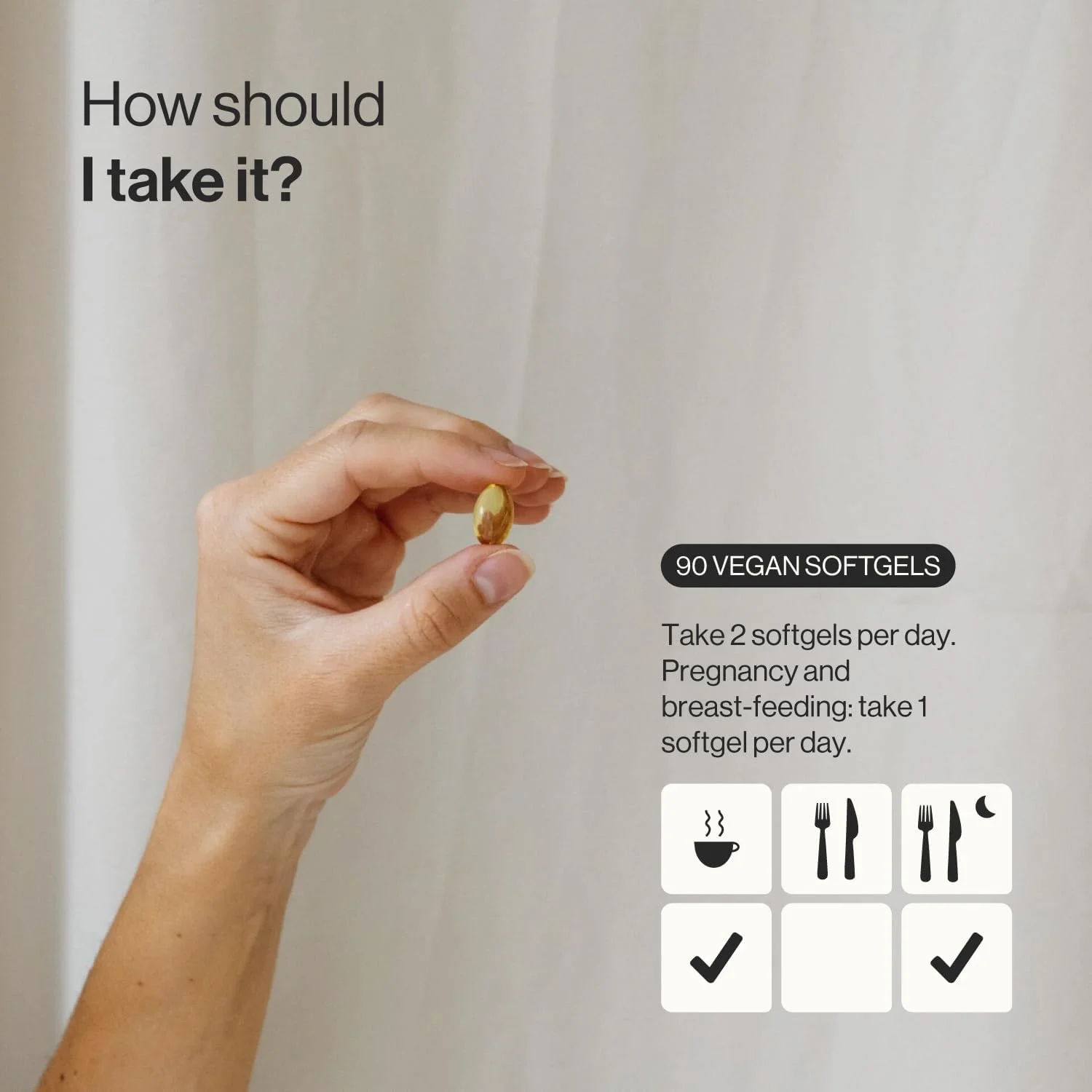 DHA گیاهی (امگا 3 با 80% DHA) - از روغن جلبک - مغز و بینایی - مناسب در دوران بارداری و شیردهی - به شکل تری گلیسیرید برای جذب بهتر - 90 سافت ژل گیاهی DHA گیاهی (امگا 3 با 80% DHA) - از روغن جلبک - مغز و بینایی - مناسب در دوران بارداری و شیردهی - به شکل تری گلیسیرید برای جذب بهتر - 90 سافت ژل گیاهی