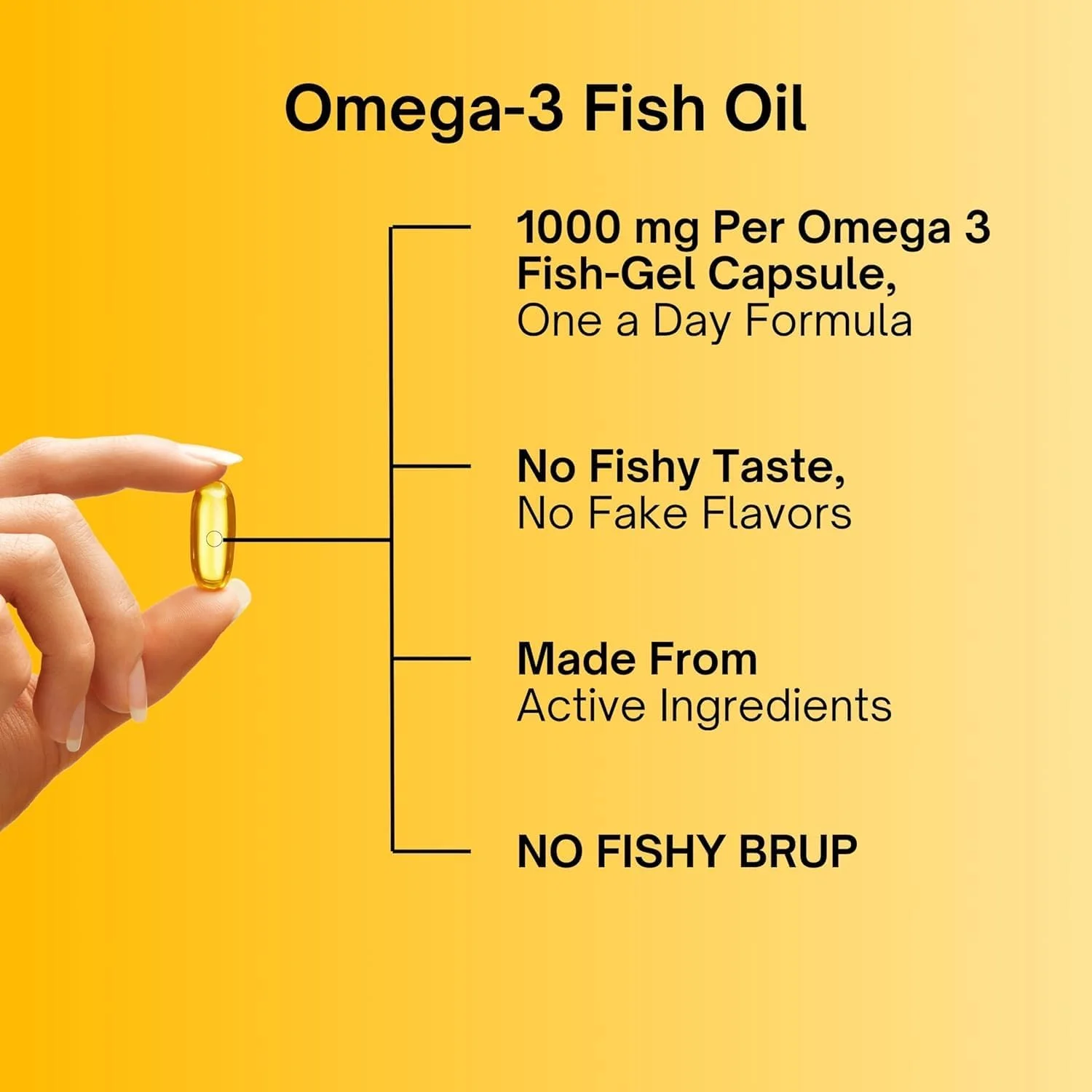 کپسول روغن ماهی امگا 3 VEDAPURE برای آقایان و بانوان 1000 میلی گرم با ویتامین E و D3 | 360 EPA و 240 DHA | بدون طعم ماهی | پشتیبانی از سلامت قلب، چشم و مفاصل - 60 سافت ژل