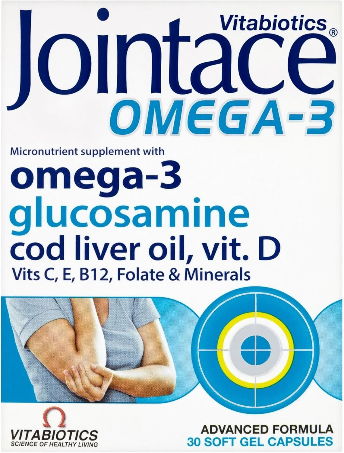 ویتابیوتیک جوینت ایس به همراه امگا 3 و گلوکزامین 30 عددی (محصول ویتابیوتیکس) ویتابیوتیک جوینت ایس به همراه امگا 3 و گلوکزامین 30 عددی (محصول ویتابیوتیکس)