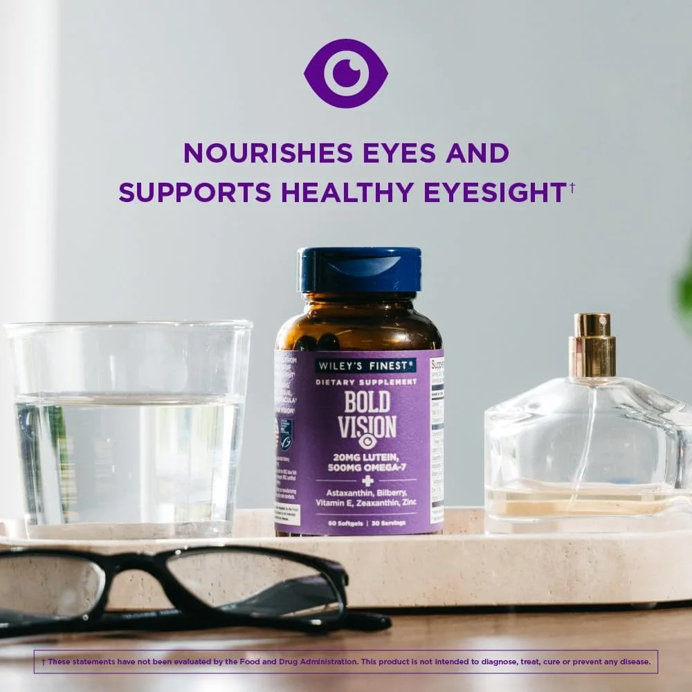 روغن ماهی آلاسکا وایلی فاینست، دید قوی - مکمل سلامت چشم روغن ماهی با لوتئین، زآگزانتین، بیلberry، امگا 7، ویتامین E و روی - 60 سافت ژل (30 سروینگ) روغن ماهی آلاسکا وایلی فاینست، دید قوی - مکمل سلامت چشم روغن ماهی با لوتئین، زآگزانتین، بیلberry، امگا 7، ویتامین E و روی - 60 سافت ژل (30 سروینگ)