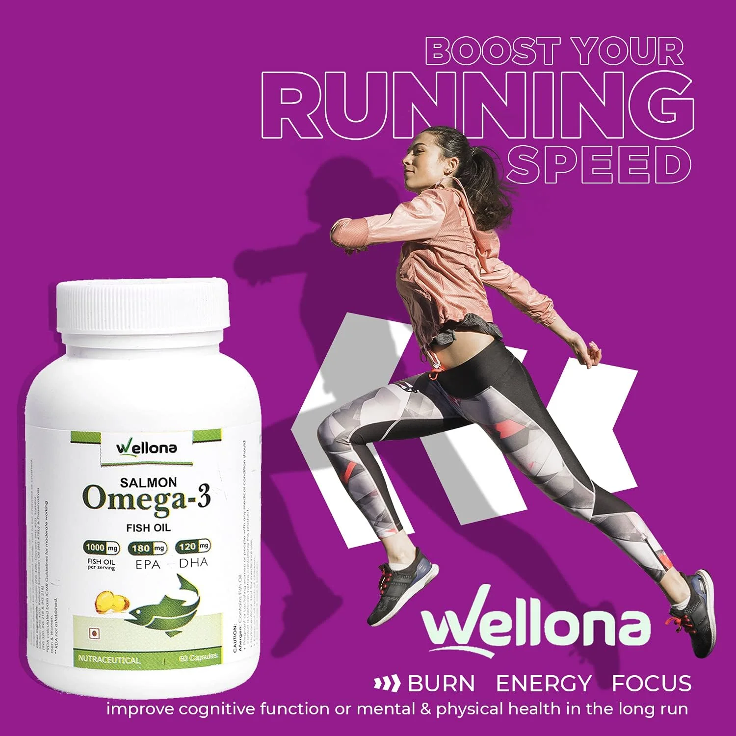 کپسول روغن ماهی امگا 3 ولونا برای آقایان و بانوان 1000 میلی گرم (180 میلی گرم EPA و 120 میلی گرم DHA) به همراه سایر اسیدهای چرب امگا 3 برای پشتیبانی از سلامت قلب، مغز و مفاصل - 60 سافت ژل کپسول روغن ماهی امگا 3 ولونا برای آقایان و بانوان 1000 میلی گرم (180 میلی گرم EPA و 120 میلی گرم DHA) به همراه سایر اسیدهای چرب امگا 3 برای پشتیبانی از سلامت قلب، مغز و مفاصل - 60 سافت ژل