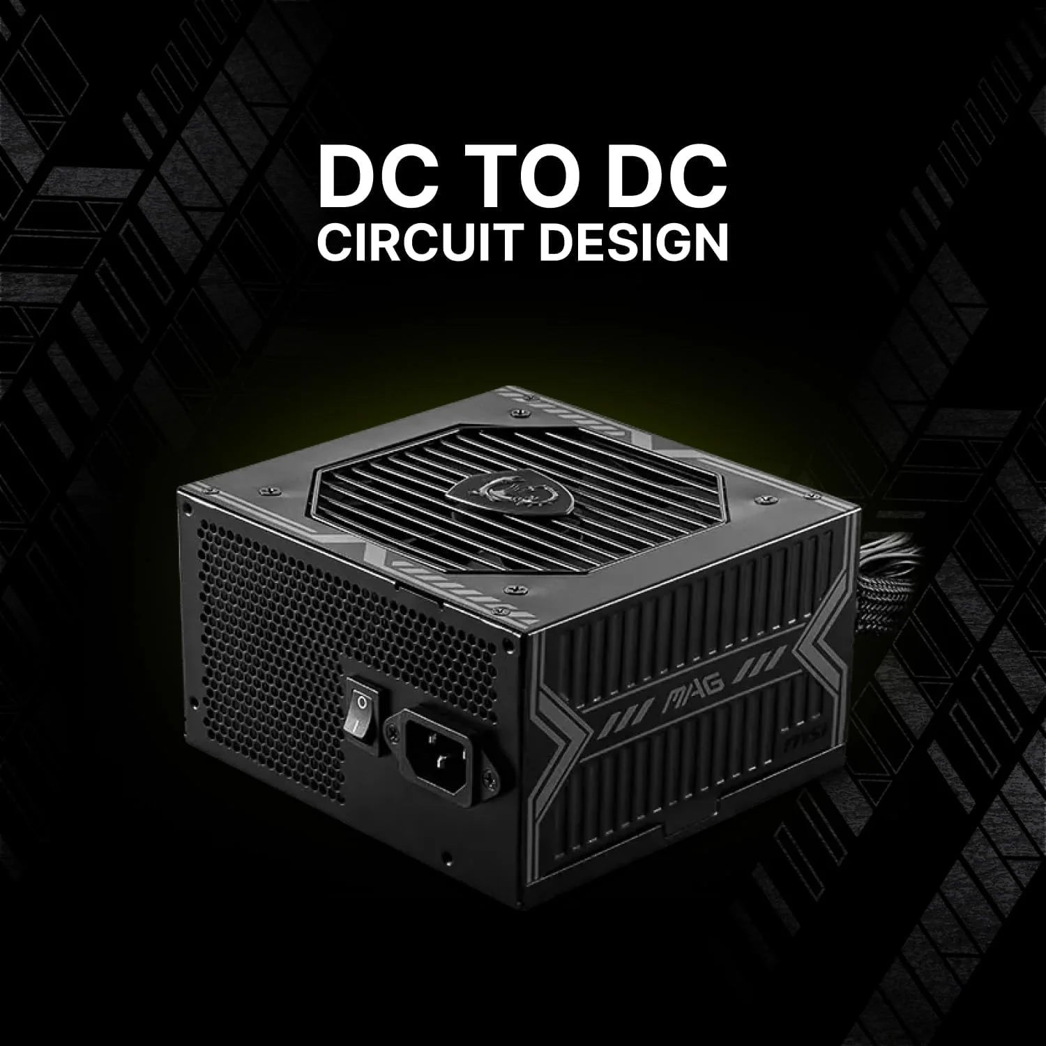 منبع تغذیه گیمینگ MSI MAG A750BN PCIE 5 - دارای گواهینامه 80 PLUS Bronze با توان 750 وات - اندازه جمع و جور - ATX PSU منبع تغذیه گیمینگ MSI MAG A750BN PCIE 5 - دارای گواهینامه 80 PLUS Bronze با توان 750 وات - اندازه جمع و جور - ATX PSU