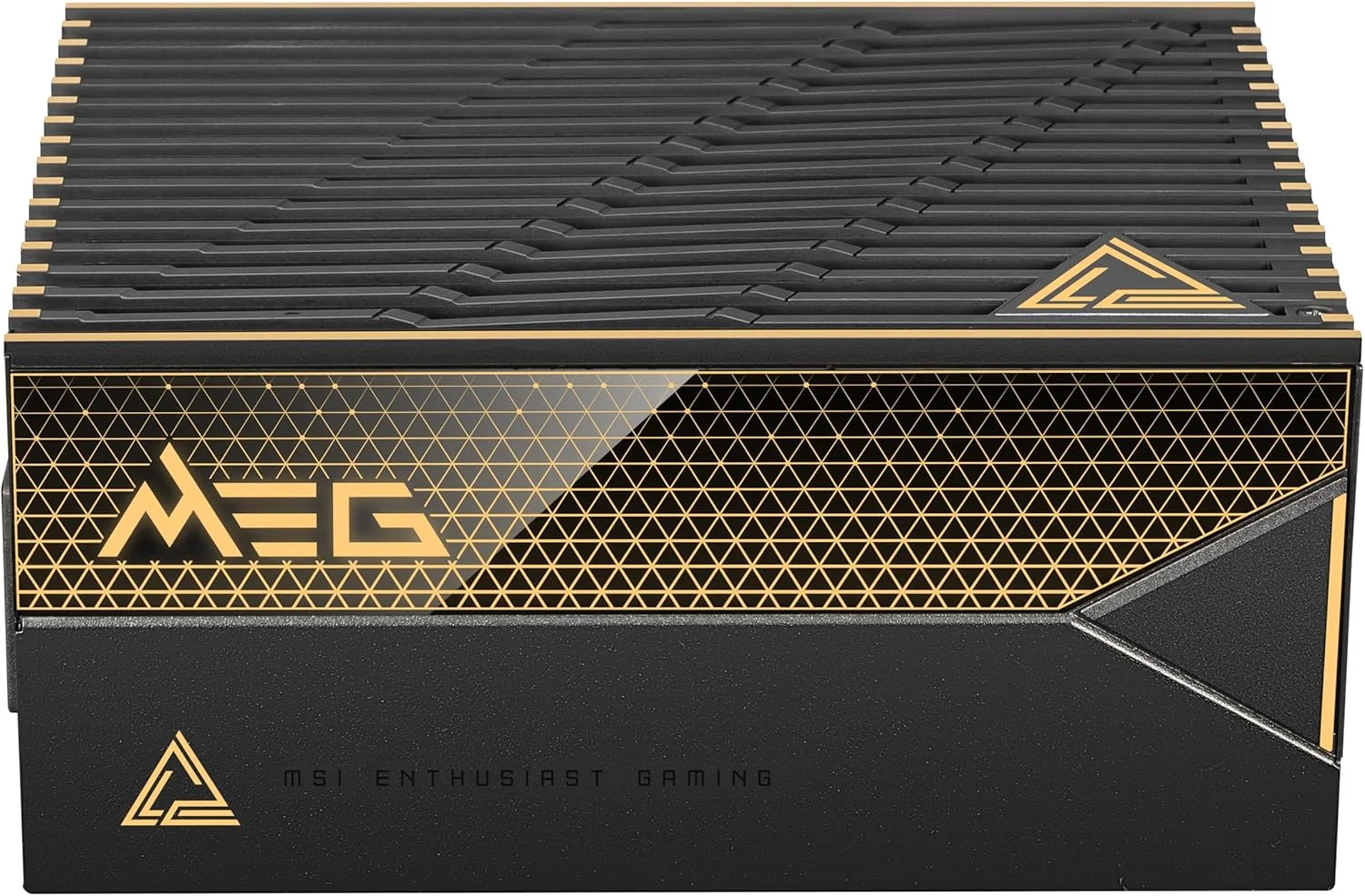 منبع تغذیه MSI MEG Ai1600T PCIE5، توان 1600 وات، 80 PLUS Titanium، ATX 3.1، پشتیبانی از PCIe 5.1 GPU، دوگانه 12V-2x6، کابل ها با کانکتورهای دو رنگ 12V-2x6، ATX PSU، کابل بافته شده