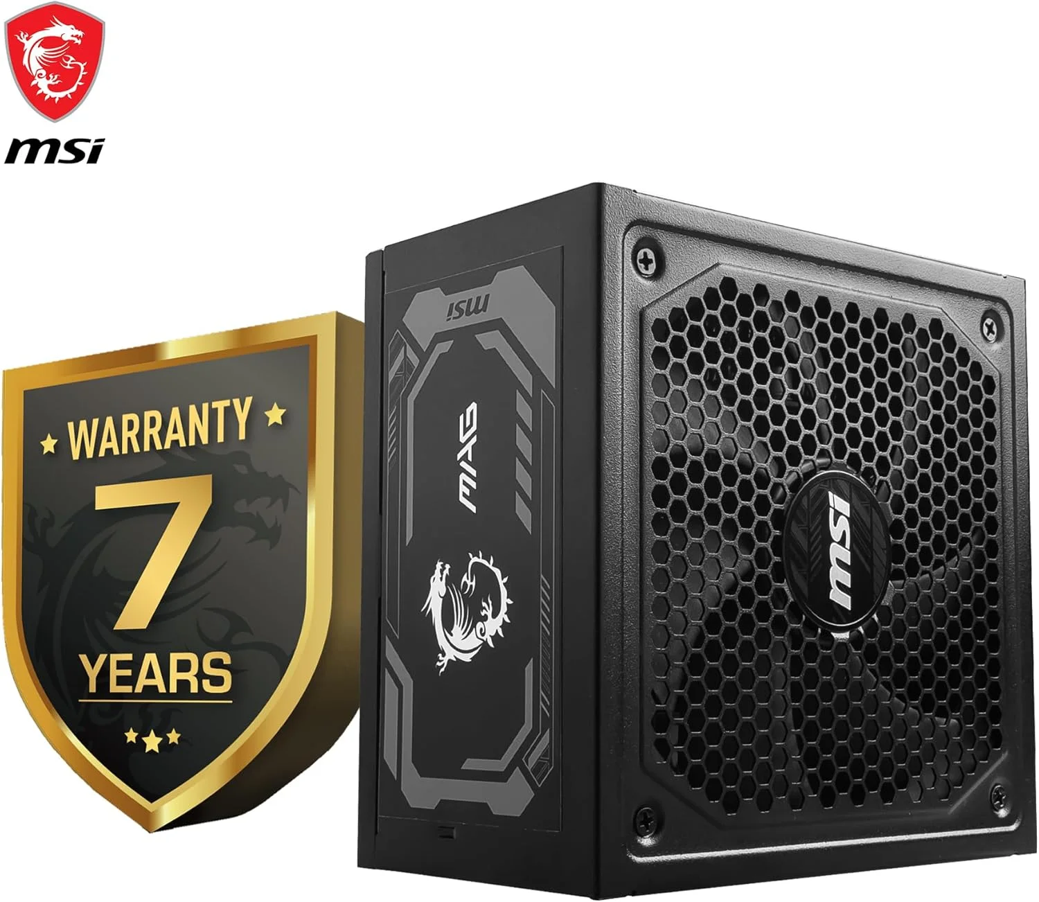 منبع تغذیه ماژولار 1000 وات MSI MAG A1000GL PCIE5 80 PLUS Gold - مشکی