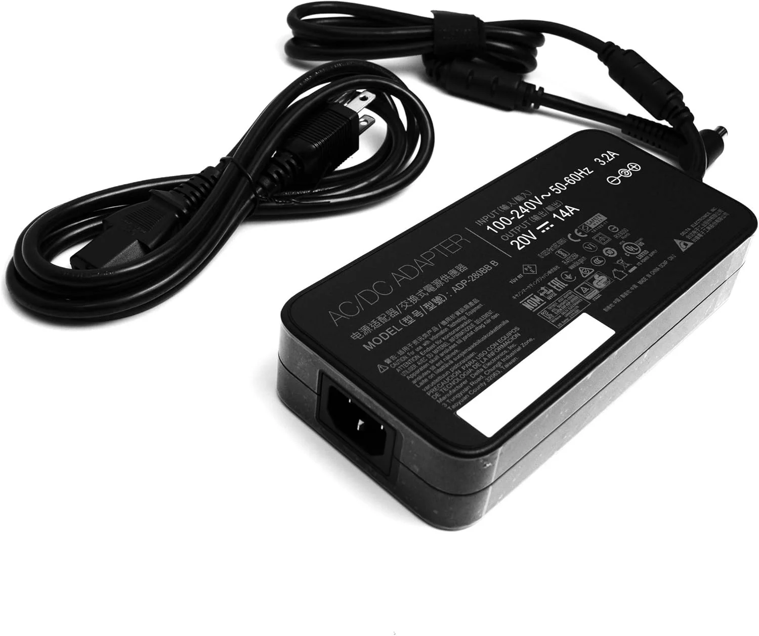 آداپتور برق 280 واتی اصلی MSI (957-17E21P-101) برای لپ‌تاپ‌های GE/GL با کارت گرافیک RTX 2070/RTX 2080