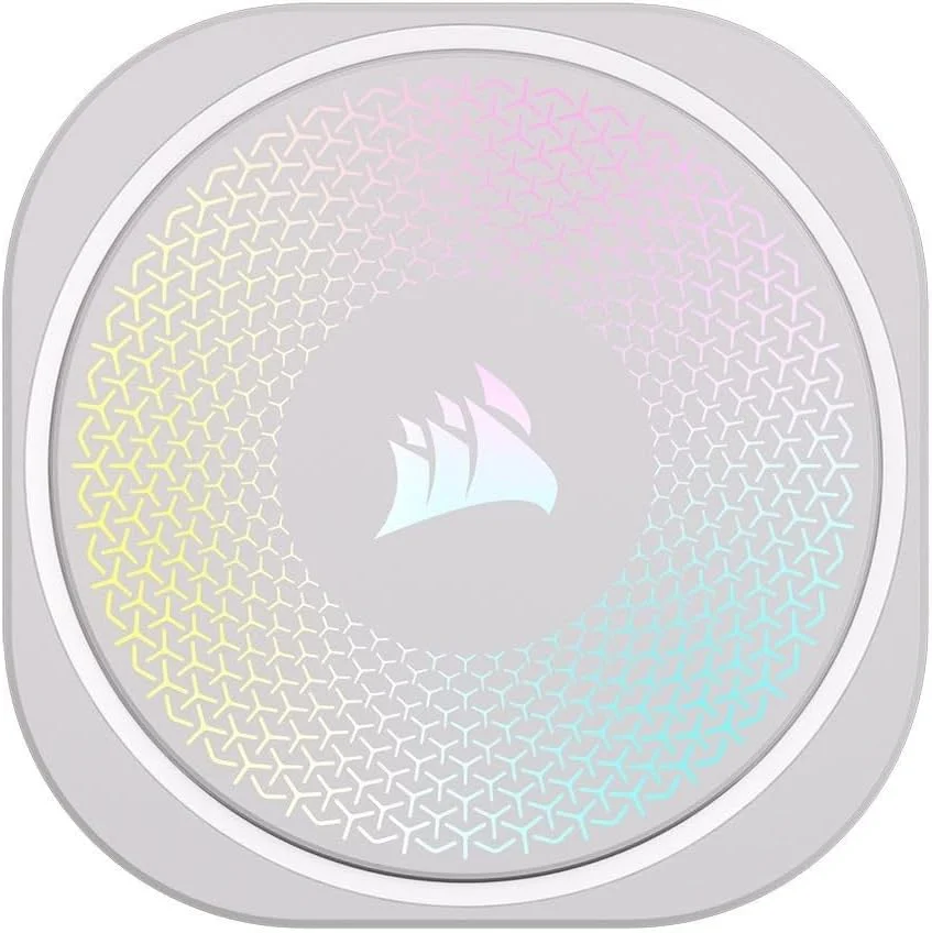 خنک کننده مایع پردازنده CORSAIR Nautilus 360 RS ARGB - خنک کننده همه کاره 360 میلی متری - کم صدا - اتصال مستقیم به مادربرد - Intel LGA 1851/1700, AMD AM5/AM4-3X شامل فن های RS120 ARGB - سفید