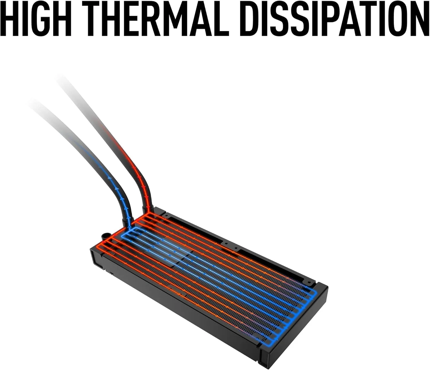 خنک کننده مایع پردازنده MSI MAG CoreLiquid C240 - رادیاتور 240 میلی متری - سازگار با LGA 1700 - دو فن 120 میلی متری ARGB PWM برای کامپیوتر