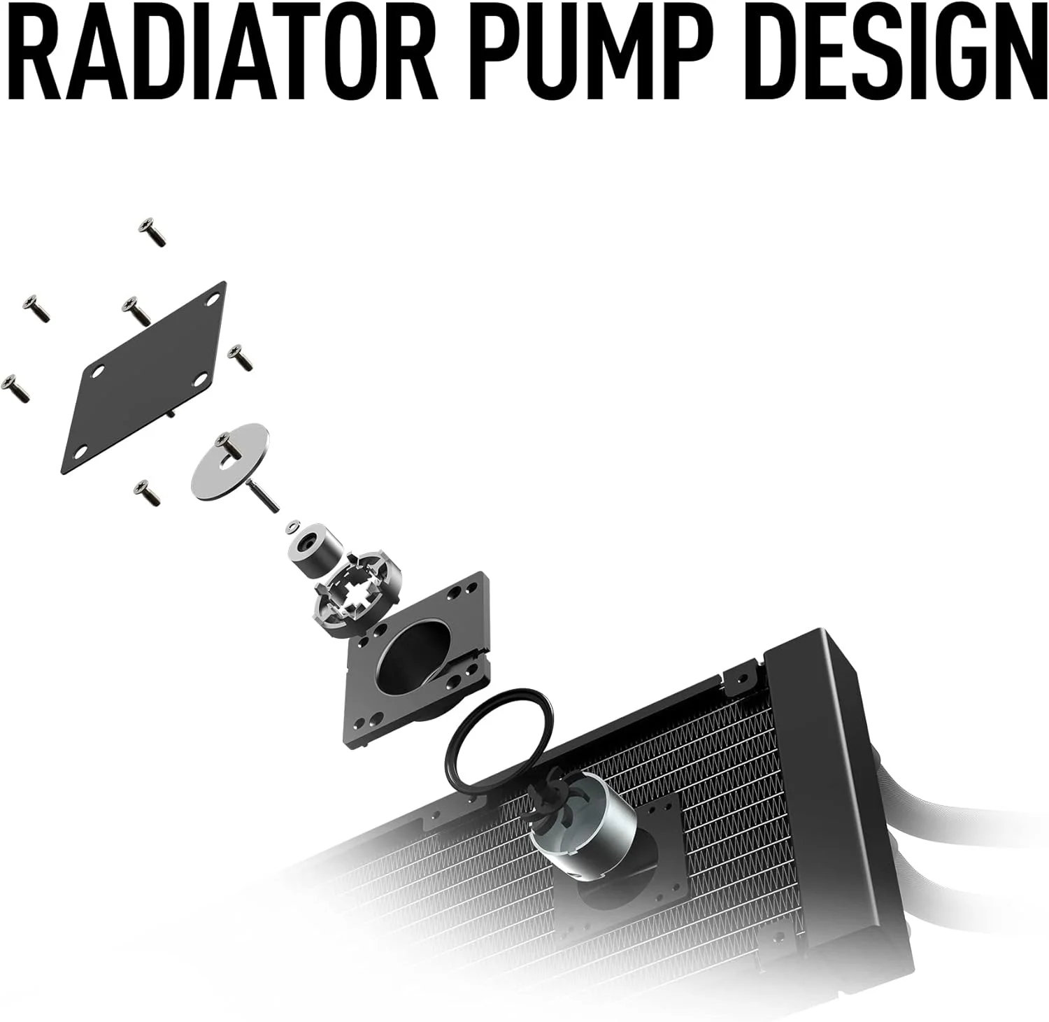 خنک کننده مایع پردازنده MSI MAG CoreLiquid C240 - رادیاتور 240 میلی متری - سازگار با LGA 1700 - دو فن 120 میلی متری ARGB PWM برای کامپیوتر