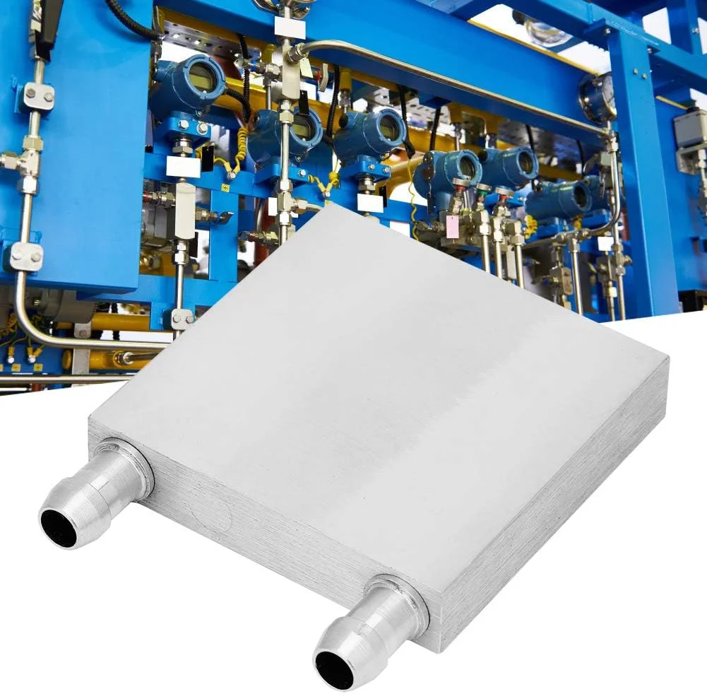 بلوک خنک کننده آبی، آلومینیومی 60x60 میلی متر و 60x180 میلی متر، بلوک آب پردازنده مرکزی با نصب آسان برای پردازنده مرکزی و خنک کننده صنعتی (60 * 60 * 12 میلی متر)