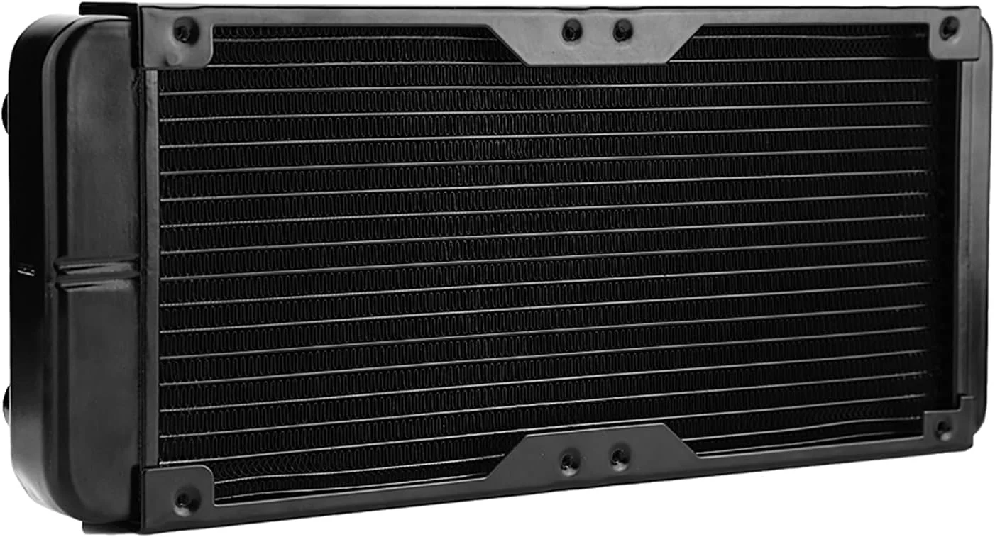 خنک کننده آبی کامپیوتر، رادیاتور آلومینیومی 240 میلی متری G4/1 با نور LED خنک کننده آبی کامپیوتر، رادیاتور آلومینیومی 240 میلی متری G4/1 با نور LED