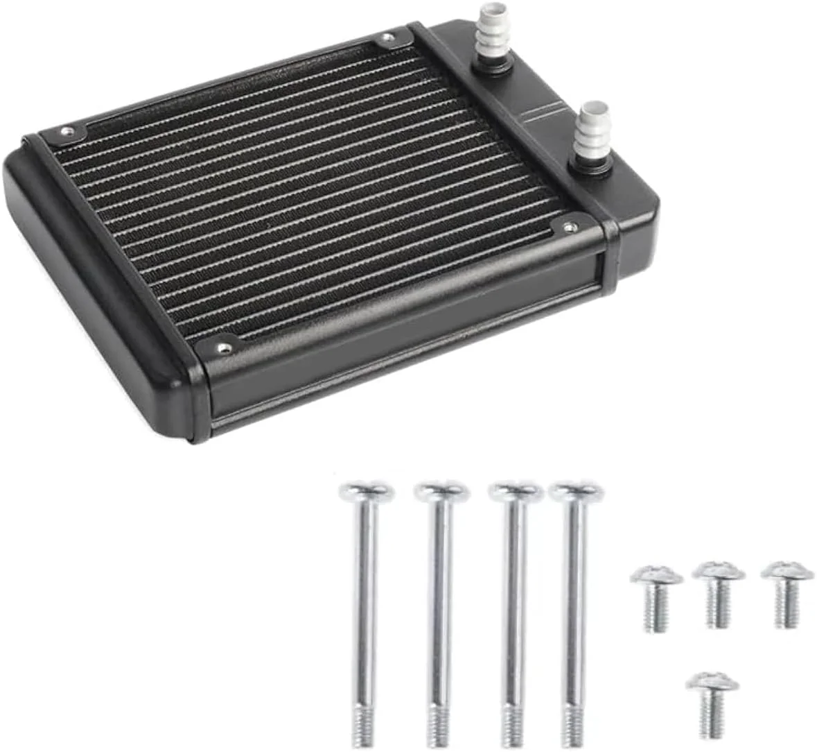 خنک کننده آبی رادیاتور 120 میلی متری CentIoT، مبدل حرارتی لوله ای، خنک کننده آبی آلومینیومی سینک حرارتی پردازنده | برای کامپیوترهای گیمینگ و خنک کننده های ترموالکتریک (120 میلی متر) خنک کننده آبی رادیاتور 120 میلی متری CentIoT، مبدل حرارتی لوله ای، خنک کننده آبی آلومینیومی سینک حرارتی پردازنده | برای کامپیوترهای گیمینگ و خنک کننده های ترموالکتریک (120 میلی متر)