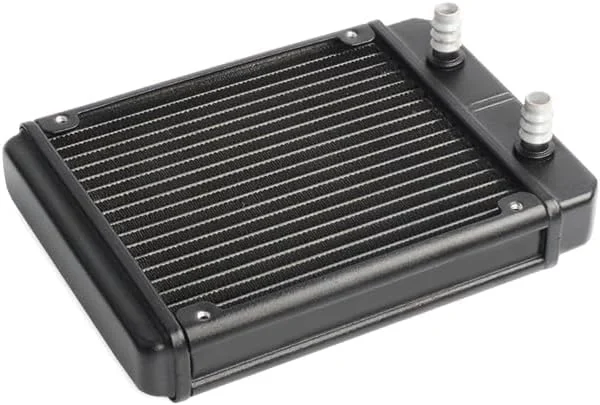 خنک کننده آبی رادیاتور 120 میلی متری CentIoT، مبدل حرارتی لوله ای، خنک کننده آبی آلومینیومی سینک حرارتی پردازنده | برای کامپیوترهای گیمینگ و خنک کننده های ترموالکتریک (120 میلی متر)