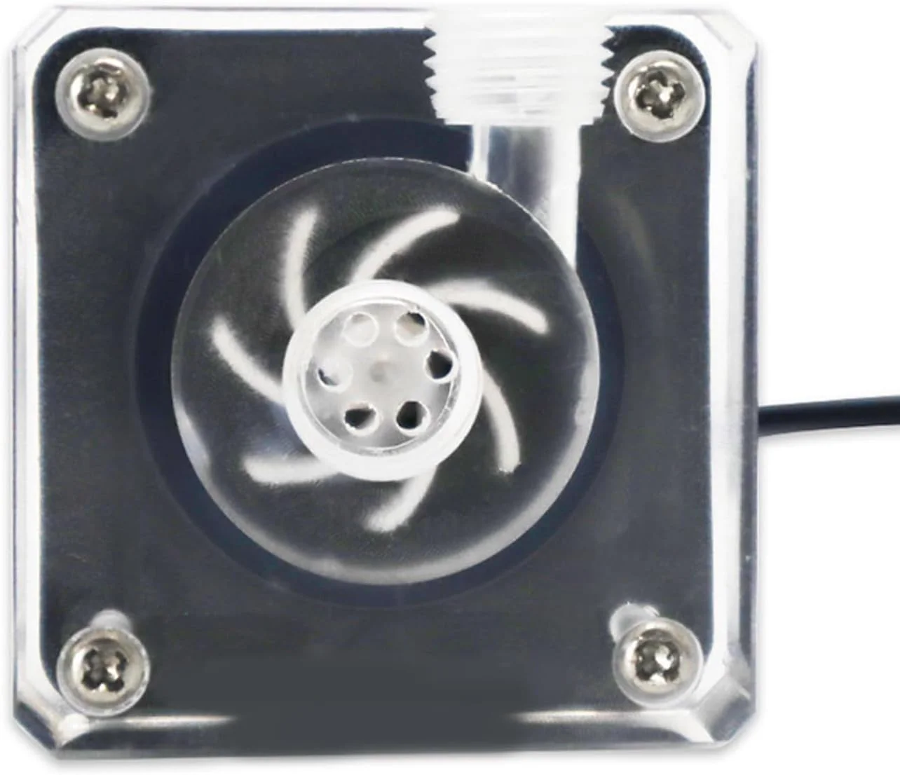 خنک کننده آبی کامپیوتر DM600، خنک کننده پردازنده مرکزی، کم مصرف و بی صدا، 600 لیتر در ساعت