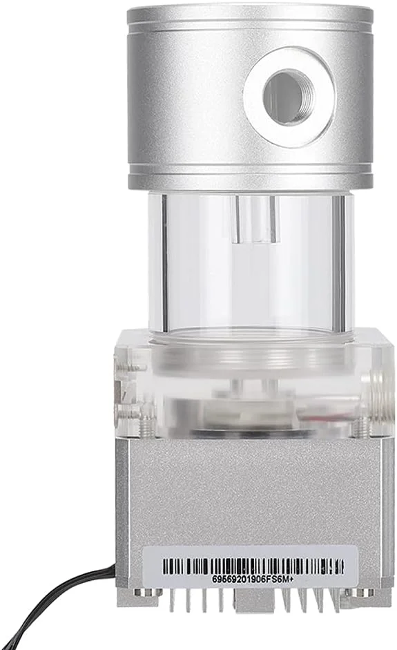 خنک کننده کامپیوتر، پمپ خنک کننده آبی با اتلاف سریع حرارت CPU، کیت پمپ خنک کننده آبی یکپارچه کامپیوتر 800 لیتر در ساعت هد 4 متری (نقره ای) خنک کننده کامپیوتر، پمپ خنک کننده آبی با اتلاف سریع حرارت CPU، کیت پمپ خنک کننده آبی یکپارچه کامپیوتر 800 لیتر در ساعت هد 4 متری (نقره ای)