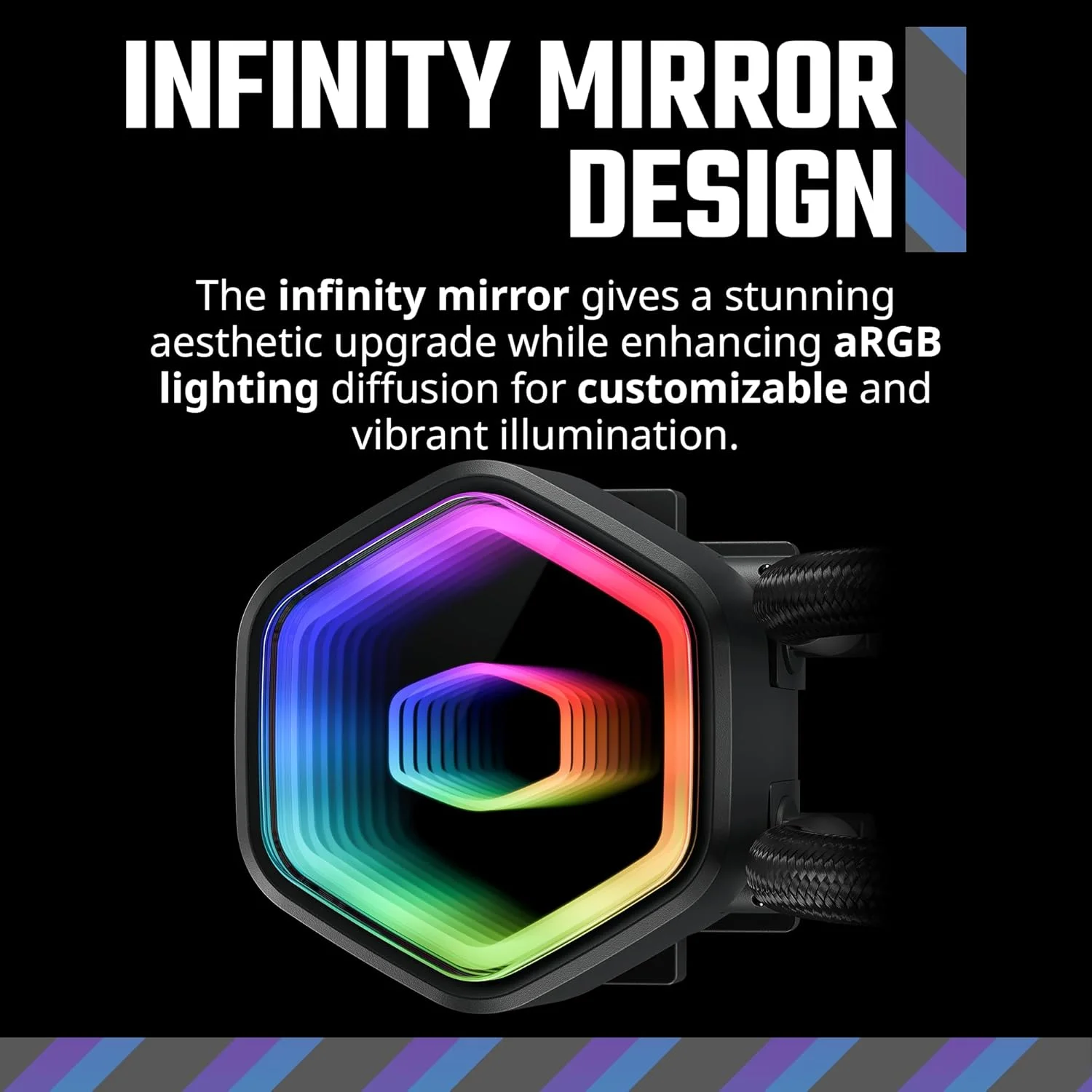 خنک کننده مایع پردازنده Cooler Master 360 Core II AIO، پمپ دو محفظه ای G9R، آینه بی نهایت aRGB، لوله 400 میلی متری، رادیاتور 360 میلی متری، فن 120 میلی متری PWM، AMD Ryzen AM5|4، پلتفرم Intel LGA 1851|1700 (بسته 1 عددی) خنک کننده مایع پردازنده Cooler Master 360 Core II AIO، پمپ دو محفظه ای G9R، آینه بی نهایت aRGB، لوله 400 میلی متری، رادیاتور 360 میلی متری، فن 120 میلی متری PWM، AMD Ryzen AM5|4، پلتفرم Intel LGA 1851|1700 (بسته 1 عددی)