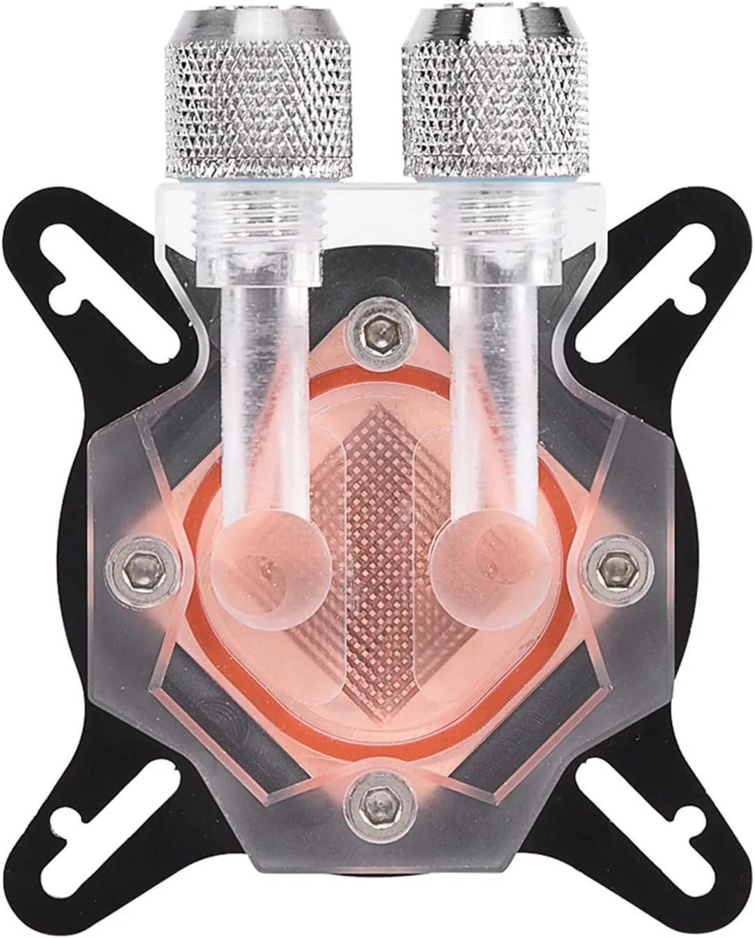 خنک کننده آبی پردازنده مرکزی، کیت خنک کننده کامپیوتر، پایه مسی قرمز برای واحد پردازش گرافیکی، خنک کننده GPU با اتصالات و پیچ برای کامپیوتر شخصی