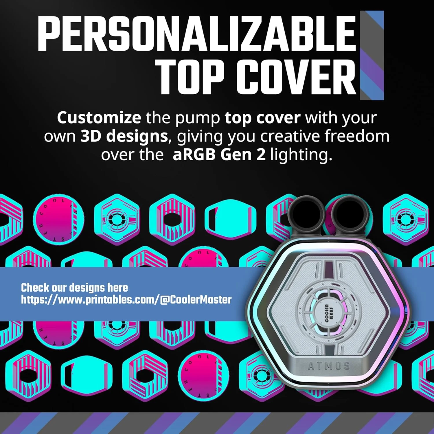 خنک کننده مایع پردازنده مستر لیکوئید 360 اتمس ARGB کولر مستر، پمپ قابل تنظیم، فن های Sickleflow Edge PWM، رادیاتور 360 میلی متری، CryoFuze، AMD Ryzen AM5/AM4، Intel LGA1700/1200 (MLX-D36M-A25PZ-R1)