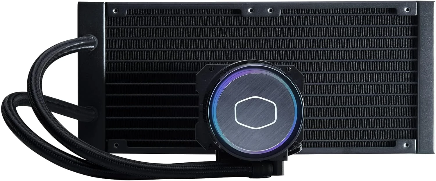 خنک کننده مایع پردازنده Cooler Master MasterLiquid ML240 Illusion - سیستم خنک کننده آبی AIO، پمپ نسل سوم، 2 عدد فن 120 میلی متری ARGB Halo، رادیاتور 240 میلی متری، کنترلر ARGB شامل - سازگار با AMD و Intel خنک کننده مایع پردازنده Cooler Master MasterLiquid ML240 Illusion - سیستم خنک کننده آبی AIO، پمپ نسل سوم، 2 عدد فن 120 میلی متری ARGB Halo، رادیاتور 240 میلی متری، کنترلر ARGB شامل - سازگار با AMD و Intel