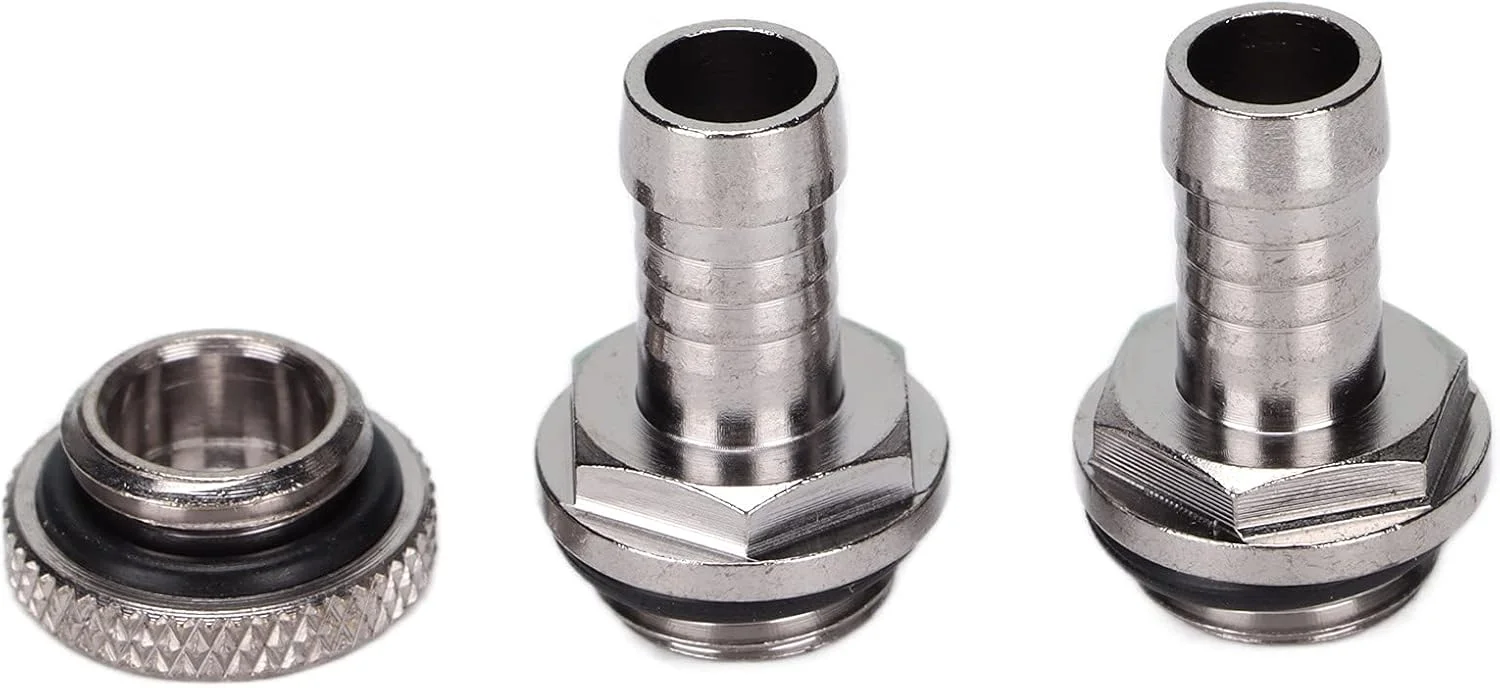 مخزن آب خنک کننده کامپیوتر GQSX-T3 کاملا شفاف با 3 سوراخ، کیت خنک کننده آبی آکریلیک 200 میلی لیتری، با تثبیت کننده توسعه برای پردازنده کامپیوتر