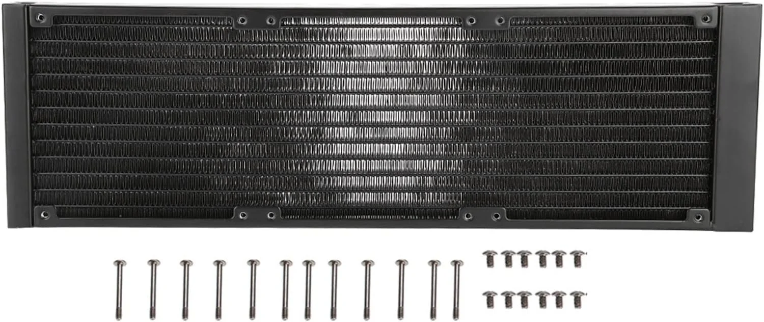 خنک کننده آبی 12 لوله 360 میلی متری، مبدل حرارتی آلومینیومی برای کامپیوتر، لپ تاپ، سرور، دستگاه های زیبایی، تجهیزات صنعتی خنک کننده آبی 12 لوله 360 میلی متری، مبدل حرارتی آلومینیومی برای کامپیوتر، لپ تاپ، سرور، دستگاه های زیبایی، تجهیزات صنعتی