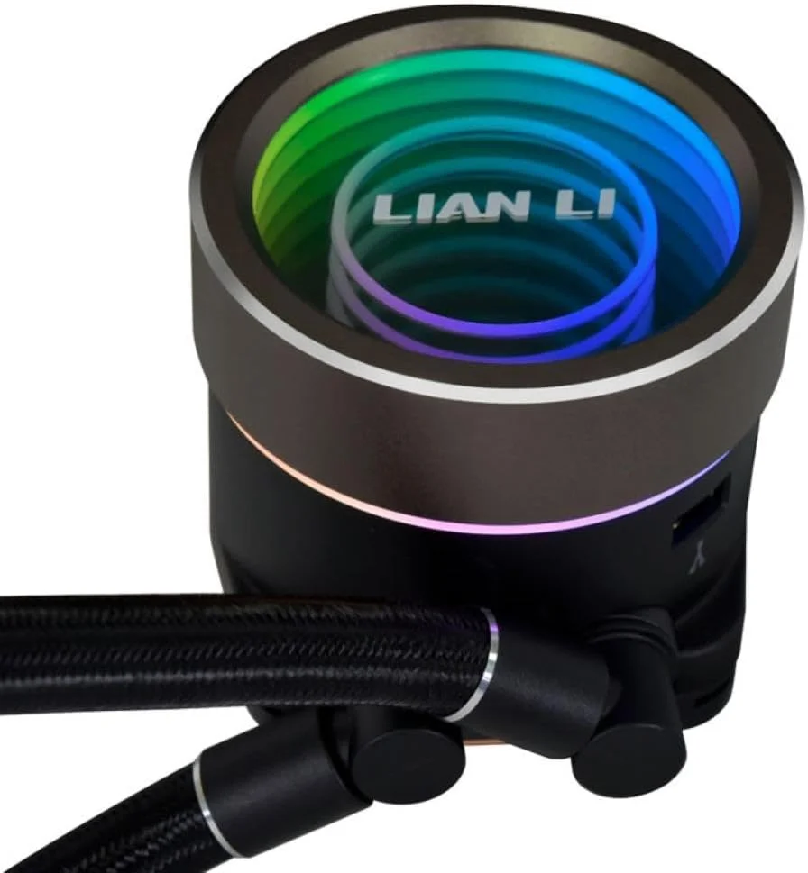 خنک کننده مایع پردازنده Lian Li Galahad II Trinity 240 AIO - رادیاتور 240 میلی متری - فن رادیاتور ARGB با قابلیت اتصال زنجیره ای، SL-INF - سوکت های LGA 1700, 1200, 115X, AMD AM5/AM4 - با فن های SL Infinity - مشکی
