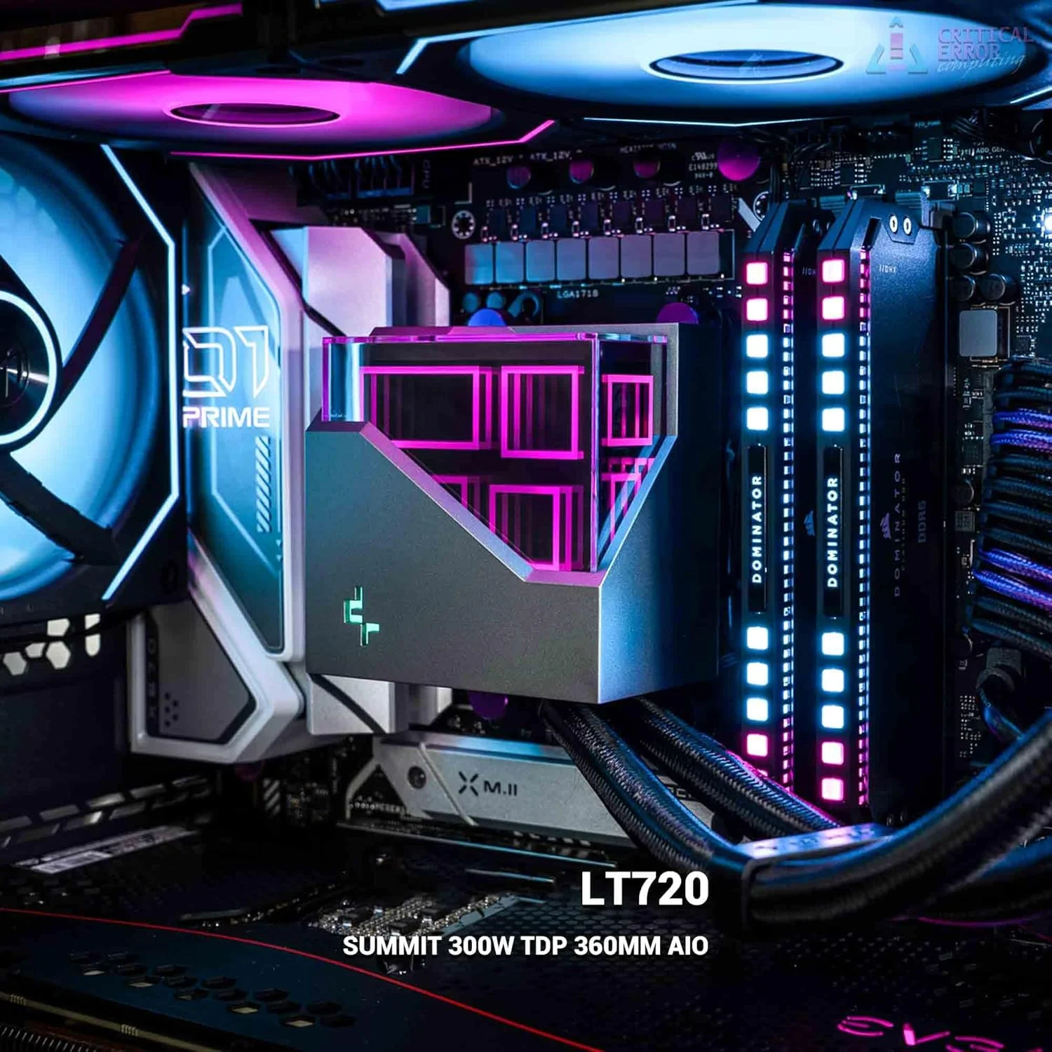 خنک کننده مایع پردازنده مرکزی KASTWAVE با پمپ دو محفظه ای نسل 4 - 360 میلی متر، 3100 دور در دقیقه | ARGB آینه بی نهایت چند بعدی | فناوری ضد نشت | سازگار با LGA 1700/1200/1151/1150/1155 و AMD AM4/AM5