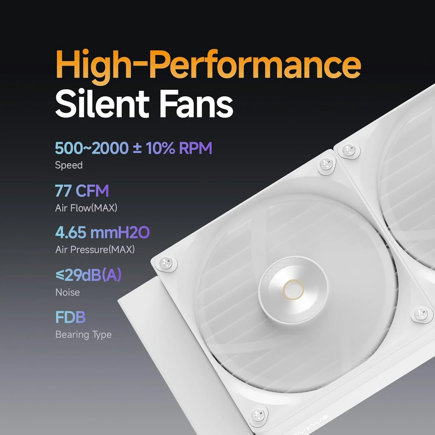 خنک کننده مایع پردازنده Iota L36 WH با نمایشگر دیجیتال، سیستم خنک کننده آبی 360 میلی متری AIO با پمپ کارآمد ARGB، TDP 300W، فن های FDB کم صدا، 2000 دور در دقیقه، مناسب برای AMD AM4/AM5 و Intel LGA 115X/1200/1700/1851