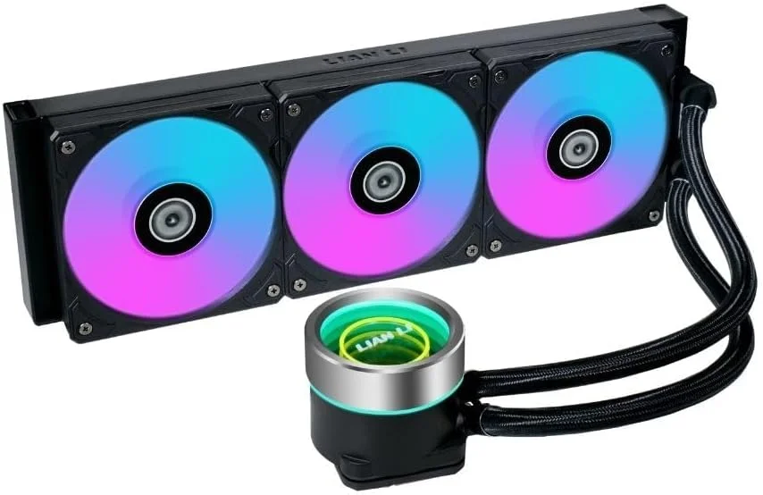 خنک کننده مایع پردازنده لیان لی Galahad II Trinity 240 ARGB - سفید - رادیاتور 240 میلی متری، فن های با کارایی بالا، نورپردازی RGB آدرس پذیر، قابلیت اتصال زنجیره ای - سازگار با LGA 1700/1200/115X/AMD AM5/AM4