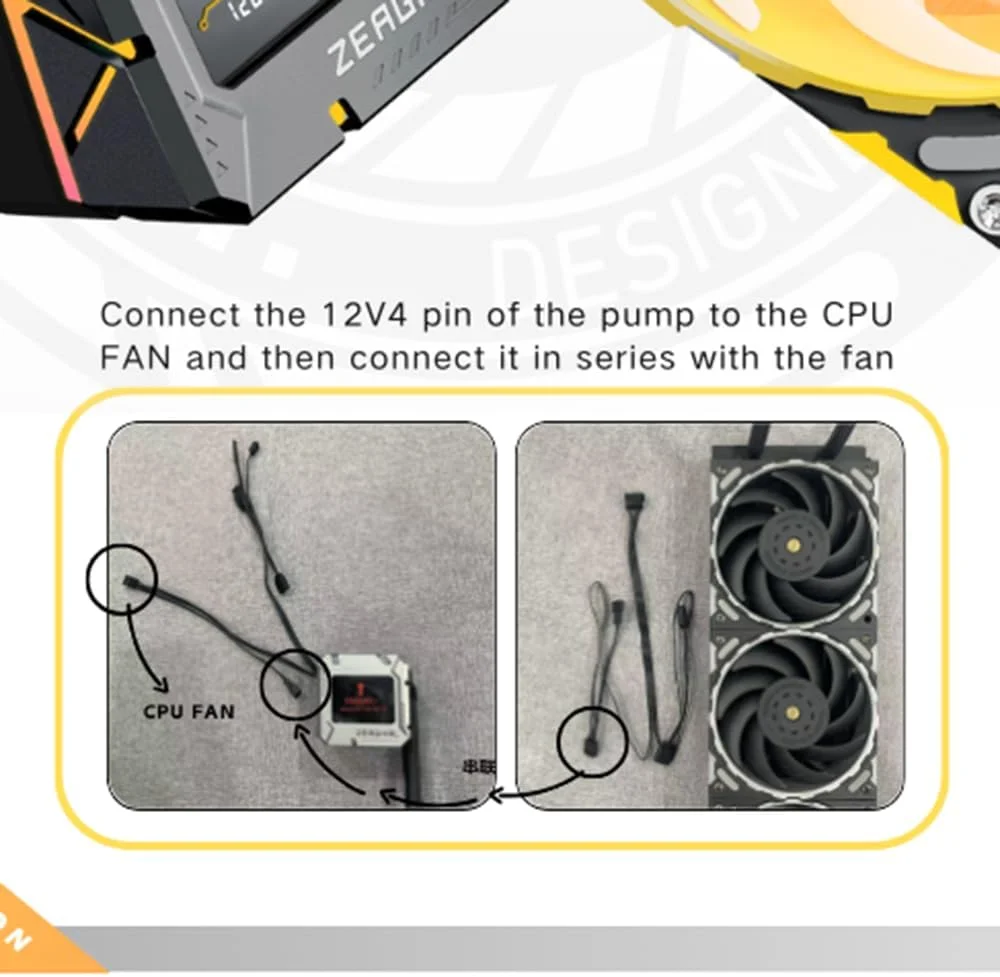 خنک کننده پردازنده مایع Morelian Zeus GE برای کامپیوتر، 360 میلیمتر با صفحه نمایش LCD، کنترل هوشمند دمای فن، پمپ آب بهینه شده، جلوه نورپردازی ARGB AURA SYNC، نصب آسان خنک کننده پردازنده مایع Morelian Zeus GE برای کامپیوتر، 360 میلیمتر با صفحه نمایش LCD، کنترل هوشمند دمای فن، پمپ آب بهینه شده، جلوه نورپردازی ARGB AURA SYNC، نصب آسان