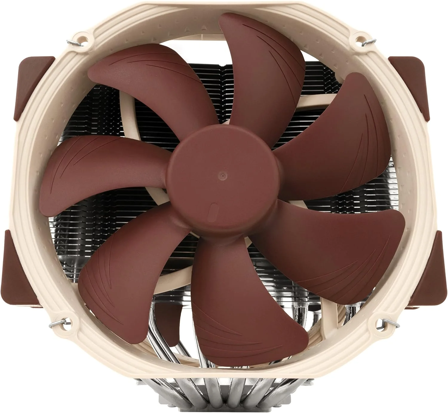 خنک کننده پردازنده ممتاز Noctua NH-D15 با 2 عدد فن 140 میلی متری NF-A15 PWM (قهوه ای) خنک کننده پردازنده ممتاز Noctua NH-D15 با 2 عدد فن 140 میلی متری NF-A15 PWM (قهوه ای)