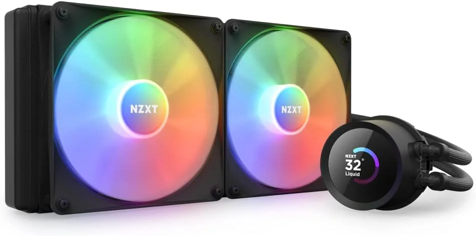 خنک کننده مایع پردازنده NZXT Kraken 280 RGB LCD، 5cm x 5cm، سازگار با کامپیوترهای رومیزی، رادیاتور