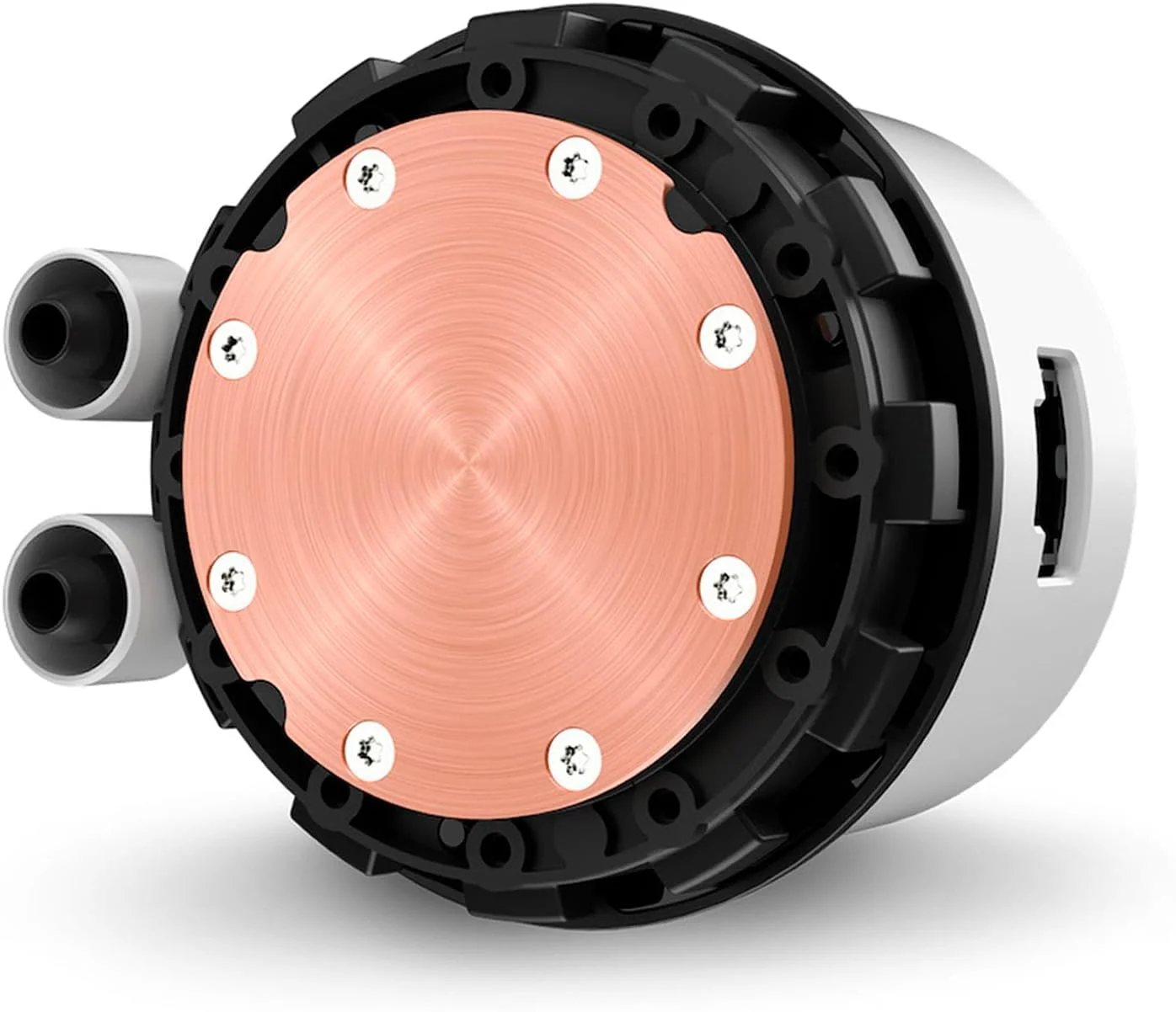 خنک کننده مایع پردازنده NZXT Kraken 280 RGB - خنک کننده مایع AIO با رادیاتور 280 میلی متری - صفحه نمایش LCD مربعی 1.54 اینچی قابل تنظیم برای تصاویر و معیارهای عملکرد - پمپ با کارایی بالا - 2 عدد فن F140 RGB Core - سفید