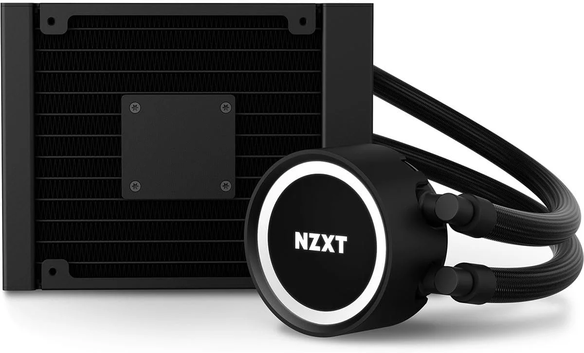 خنک کننده مایع پردازنده NZXT Kraken 120 RL KR120 B1 AIO RGB، عملکرد بی صدا و موثر، حلقه LED RGB، فن های رادیاتور 120 میلی متری Aer P، مشکی خنک کننده مایع پردازنده NZXT Kraken 120 RL KR120 B1 AIO RGB، عملکرد بی صدا و موثر، حلقه LED RGB، فن های رادیاتور 120 میلی متری Aer P، مشکی