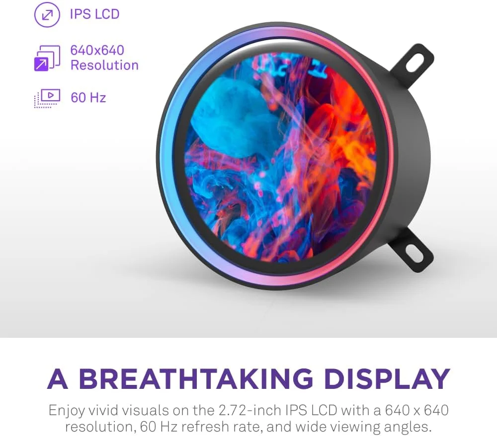 خنک کننده مایع پردازنده NZXT Kraken Elite 360 RGB - رادیاتور 360 میلی متری - فن F360 RGB Core - پمپ توربین LCD IPS 2.72 اینچی قابل تنظیم - Intel® LGA 1700, 1200/115X, 1851 - AMD® AM5, AM4 - مشکی خنک کننده مایع پردازنده NZXT Kraken Elite 360 RGB - رادیاتور 360 میلی متری - فن F360 RGB Core - پمپ توربین LCD IPS 2.72 اینچی قابل تنظیم - Intel® LGA 1700, 1200/115X, 1851 - AMD® AM5, AM4 - مشکی