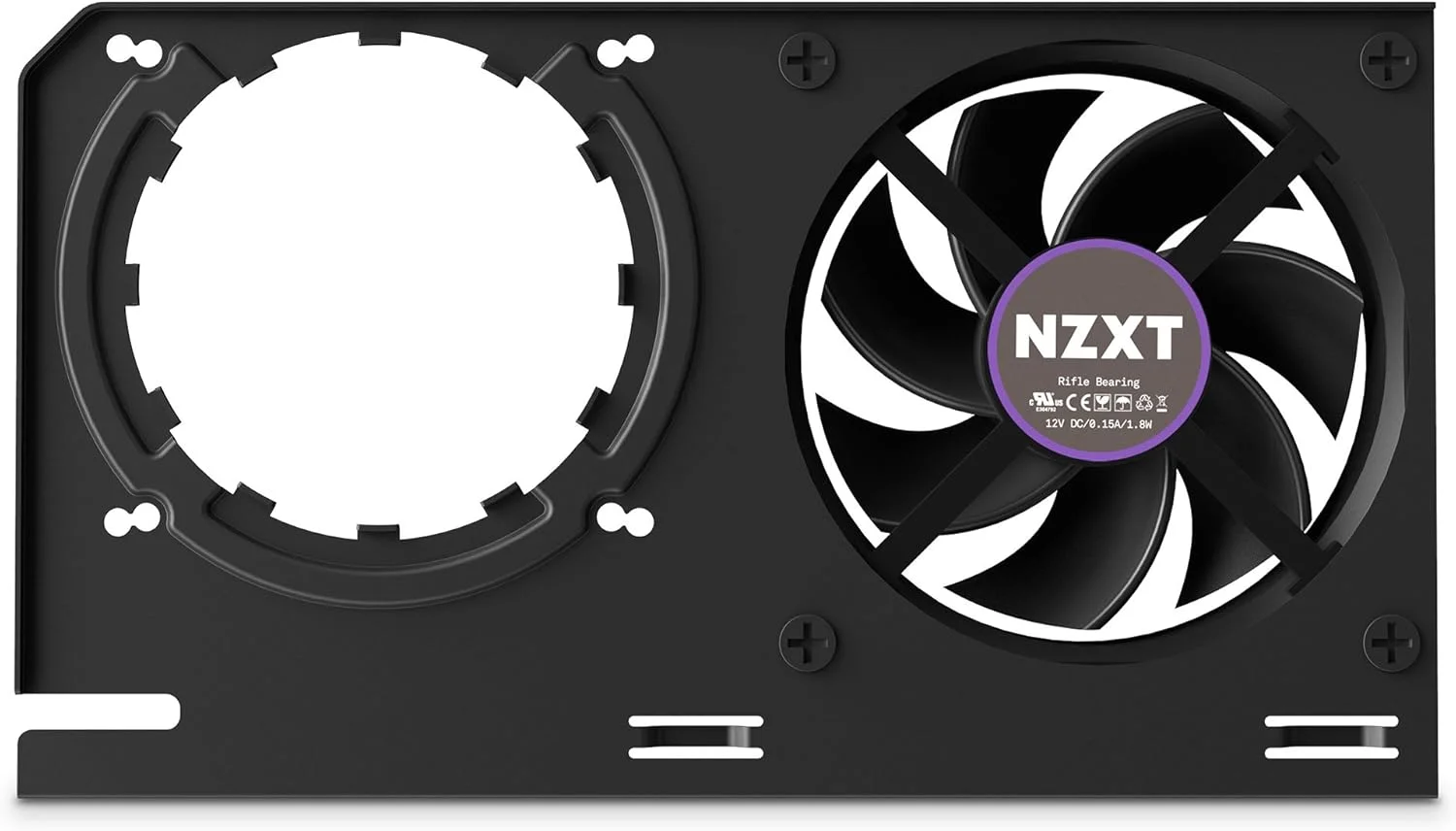 کیت نصب خنک کننده مایع کارت گرافیک Nzxt Kraken G12 برای سری X AIO، سازگاری با AMD و Nvidia، خنک کننده فعال VRM، مشکی، Rl-Krg12-B1
