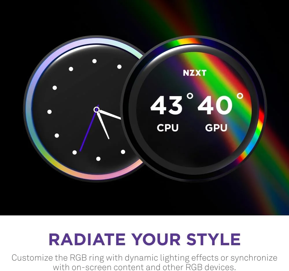 خنک کننده مایع پردازنده NZXT Kraken Elite 360 RGB - رادیاتور 360 میلی متری - فن F360 RGB Core - پمپ توربین LCD IPS 2.72 اینچی قابل تنظیم - Intel® LGA 1700, 1200/115X, 1851 - AMD® AM5, AM4 - سفید خنک کننده مایع پردازنده NZXT Kraken Elite 360 RGB - رادیاتور 360 میلی متری - فن F360 RGB Core - پمپ توربین LCD IPS 2.72 اینچی قابل تنظیم - Intel® LGA 1700, 1200/115X, 1851 - AMD® AM5, AM4 - سفید