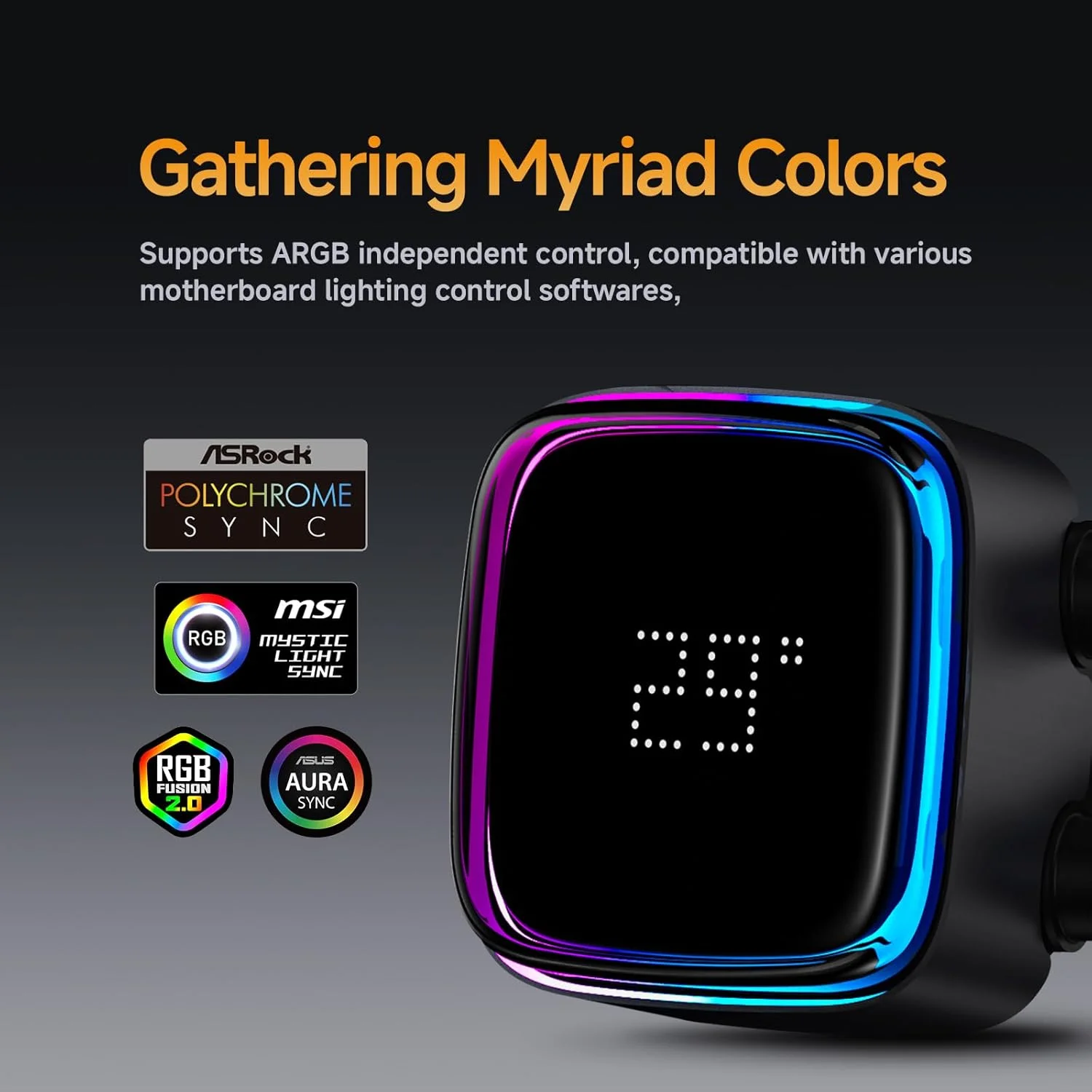 خنک کننده مایع پردازنده Ocypus Iota L36 360mm AIO با پمپ ARGB دیجیتال 3100 دور در دقیقه، سیستم های خنک کننده آبی با عملکرد بالا با فن های FDB PWM، مناسب برای AMD و Intel LGA (مشکی) خنک کننده مایع پردازنده Ocypus Iota L36 360mm AIO با پمپ ARGB دیجیتال 3100 دور در دقیقه، سیستم های خنک کننده آبی با عملکرد بالا با فن های FDB PWM، مناسب برای AMD و Intel LGA (مشکی)