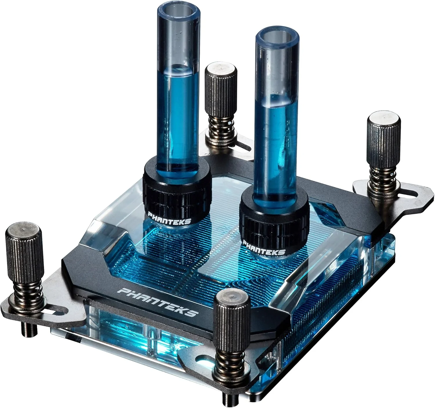 خنک کننده آبی پردازنده Phanteks با پوشش اکریلیک و نورپردازی RGB مدل PH-C399A_Bk01