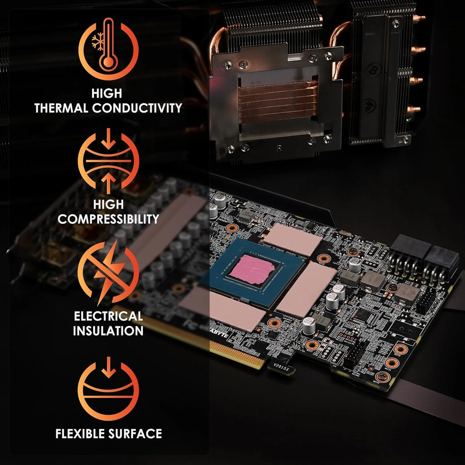 پد حرارتی گریزلی مدل Minus Pad 8 - 120 - 20 - 1,0 mm TG-MP8-120-20-10-1R