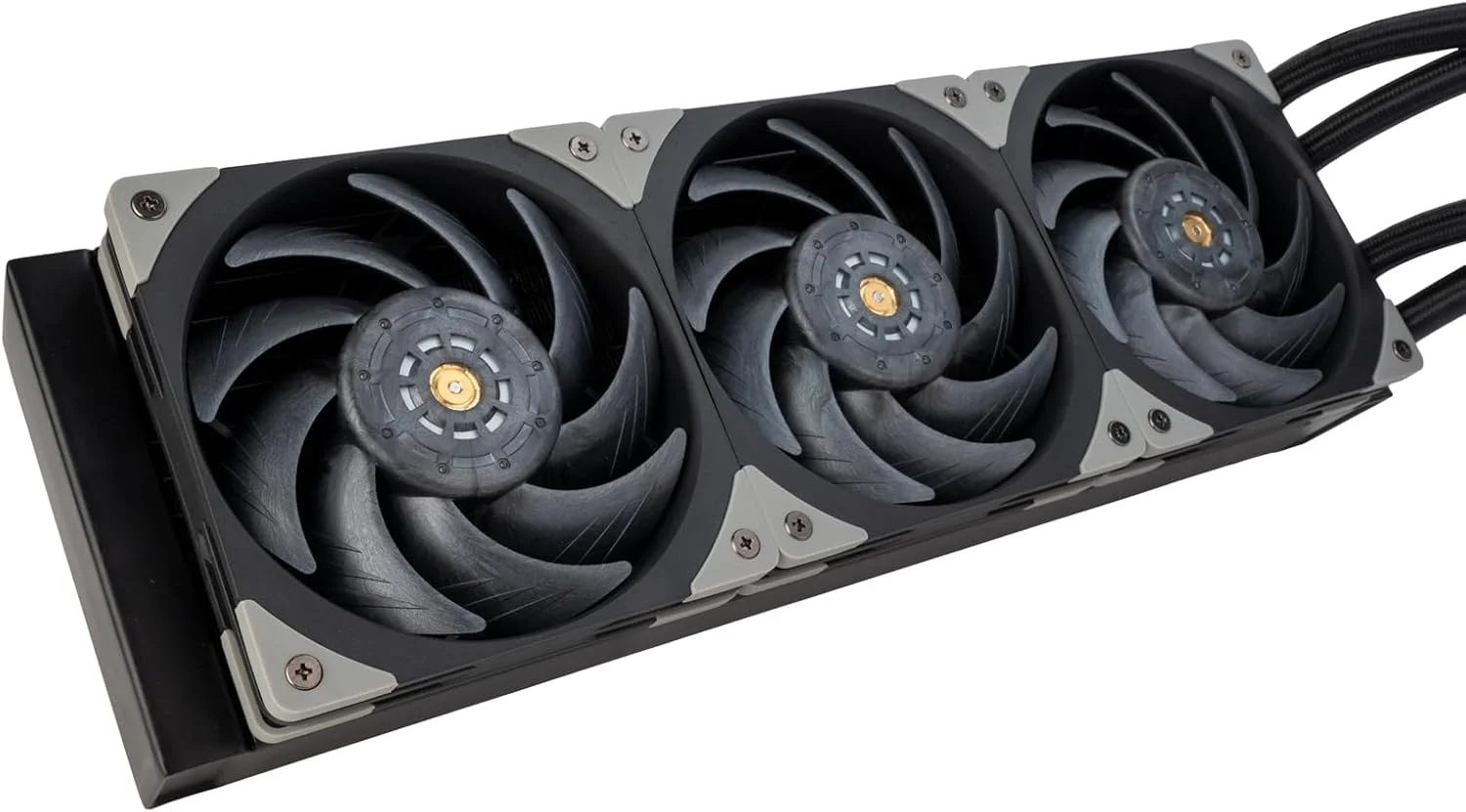 خنک کننده آبی همه کاره SilverStone Technology SST-XE360PDD، پیشرفته با سه فن 120 میلی متری، پمپ دوگانه و دو بلوک پردازنده