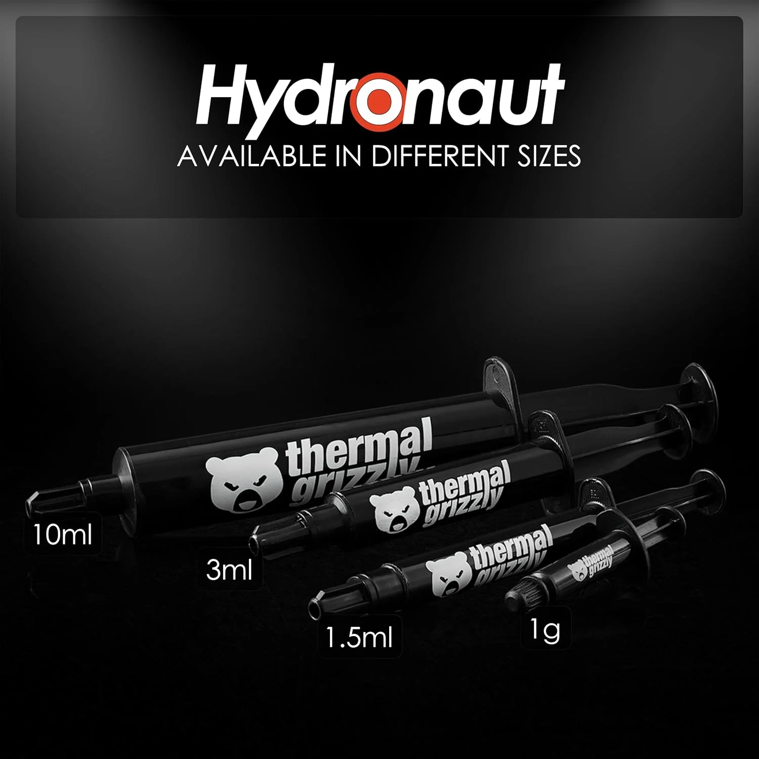 خمیر حرارتی Thermal Grizzly Hydronaut - 1 گرم - خمیر حرارتی رسانای با عملکرد بالا - ایده آل برای خنک کننده بادی و آبی CPU/GPU - برای سطوح خنک کننده بزرگ